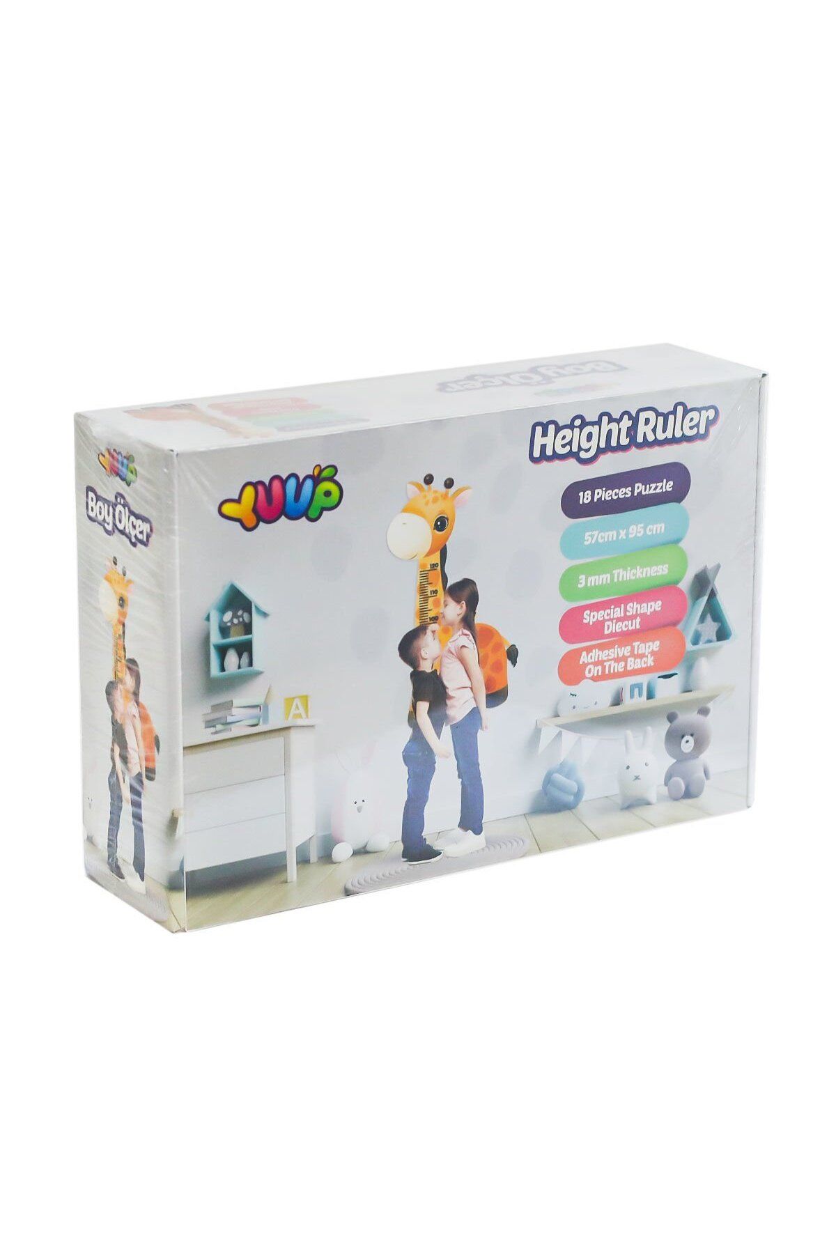 NillyToys ADN-3567 Zürafa Boy Cetveli -Yaka Oyuncak