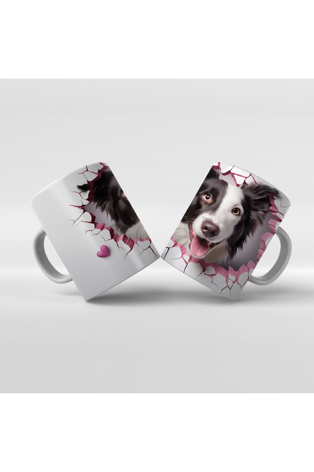 Rengineshop Baskılı Kupa Bardak Sevimli Köpekler - 15