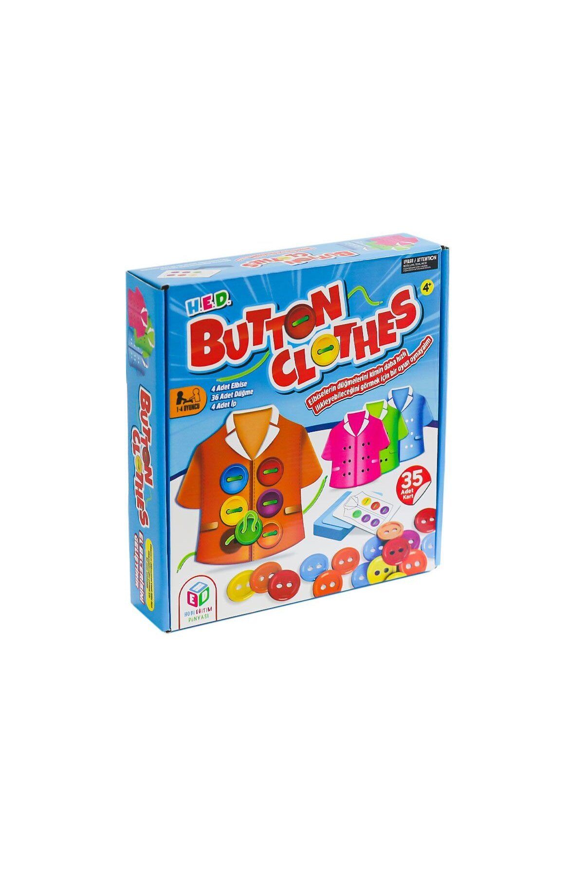 NillyToys HED 725 Button Clothes -Hobi Oyuncak