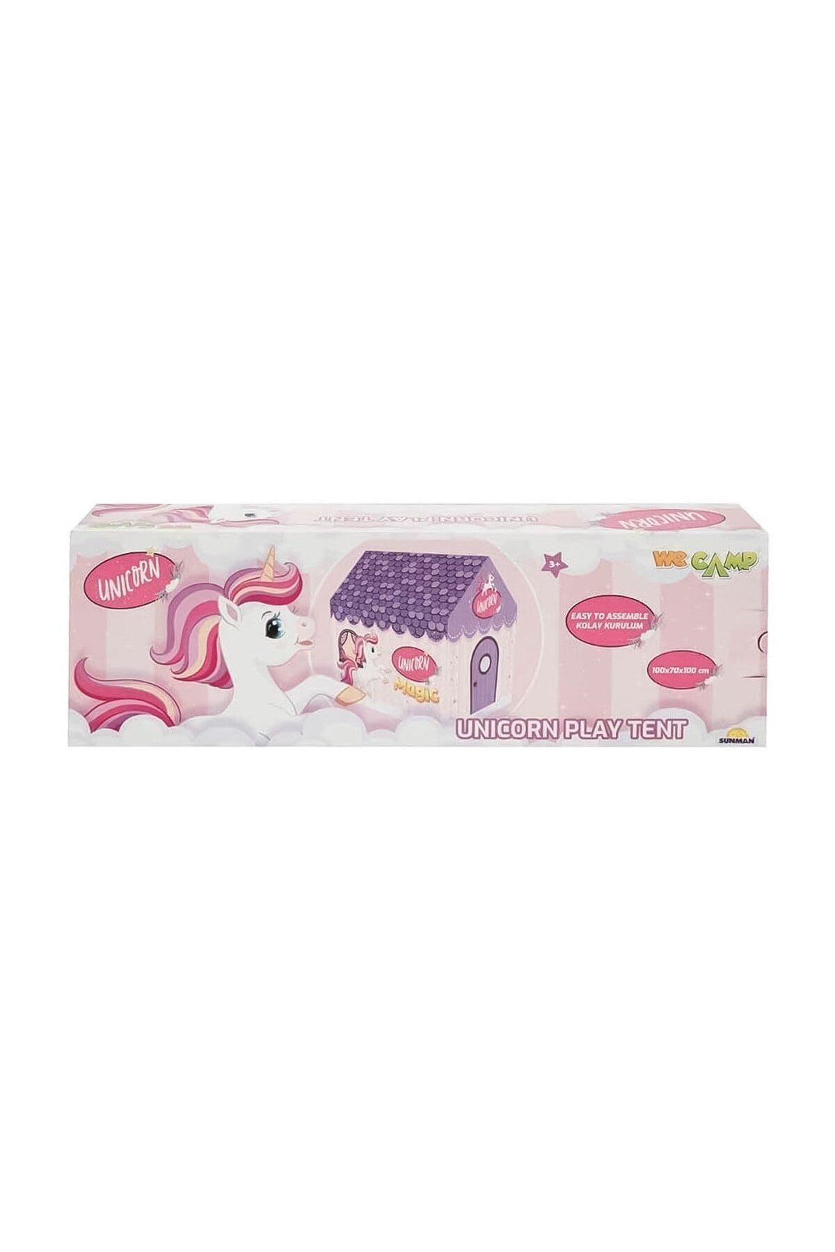 NillyToys 4848 Unicorn Çadır 100x70x100 cm -Sunman