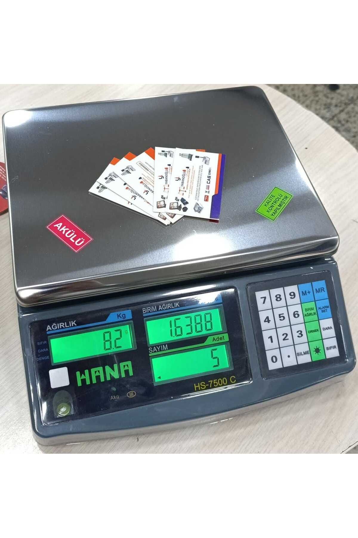 Hana SAYIM TERAZİ HANA ADET SAYICI TERAZİ 6 KG - 0,2 GR YERLİ ÜRÜN