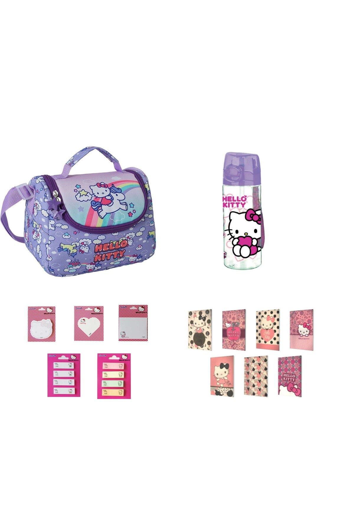 Hello Kitty Beslenme Çantasılı SET (14 PARÇA)