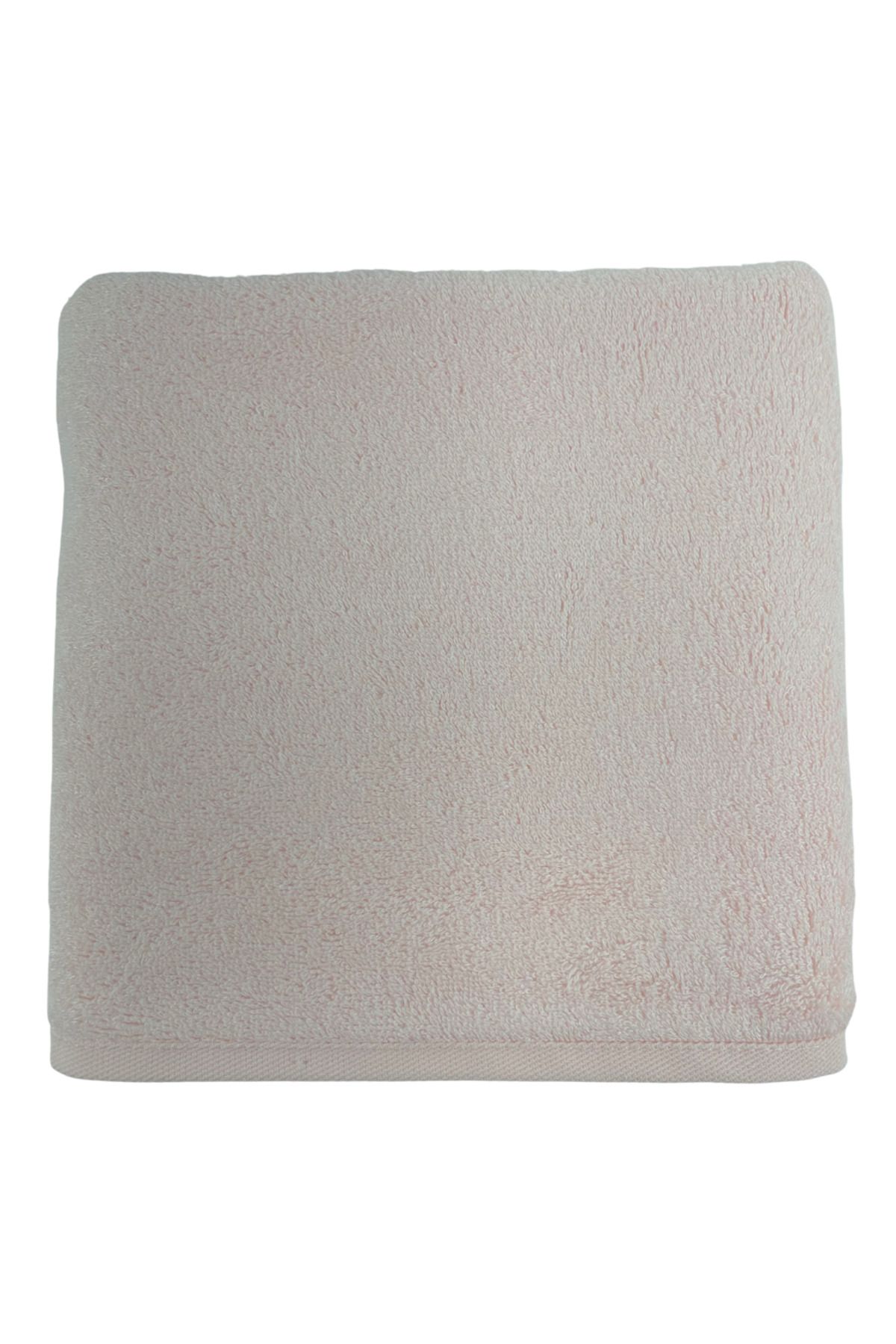 KAYABEY HOME Pembe Lüks Bambu Havlu 50x90 cm - Yumuşak ve Dayanıklı El Yüz Havlusu