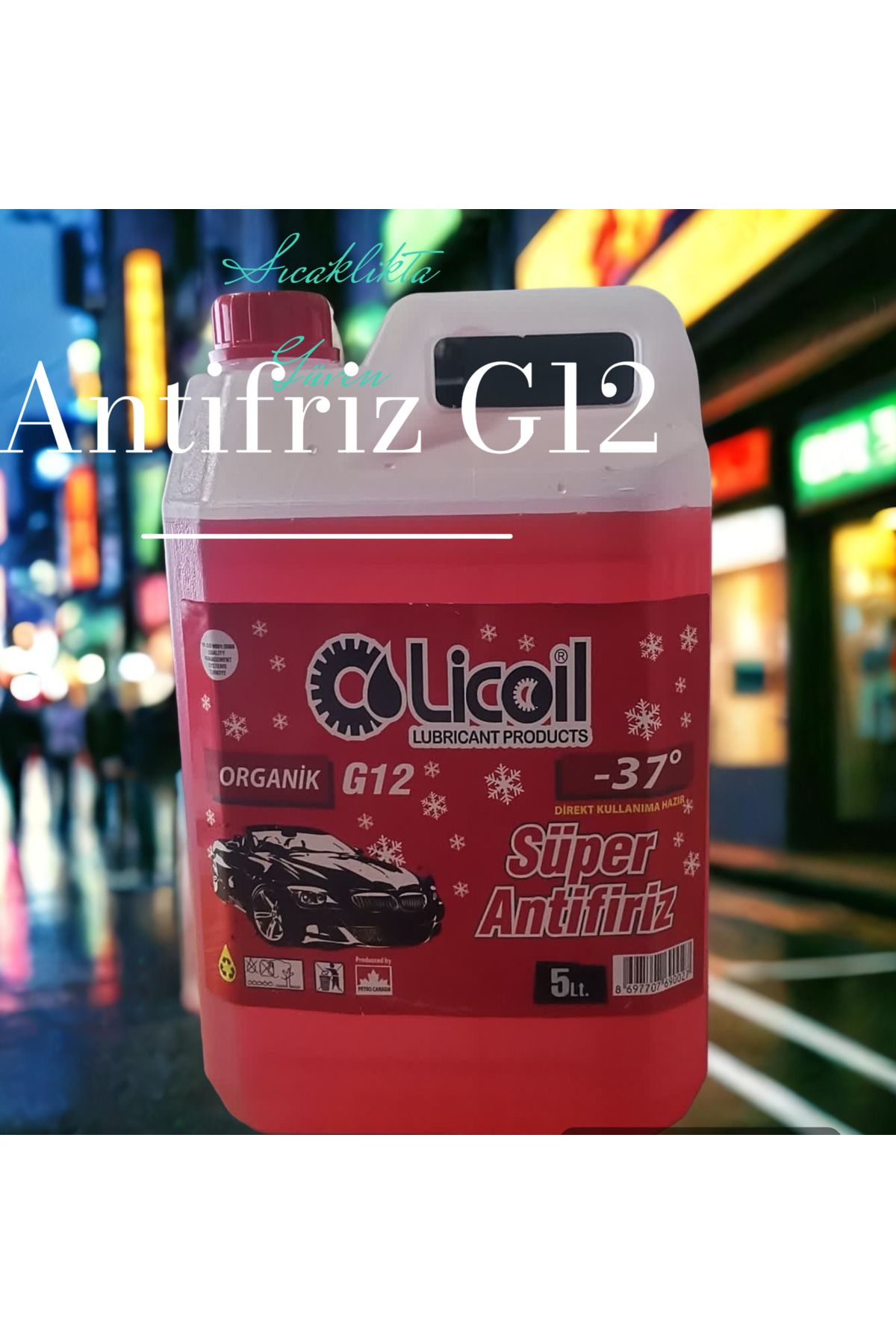 LİCOİL Licoil Antifriz -37c Kırmızı Organik   5 Litre