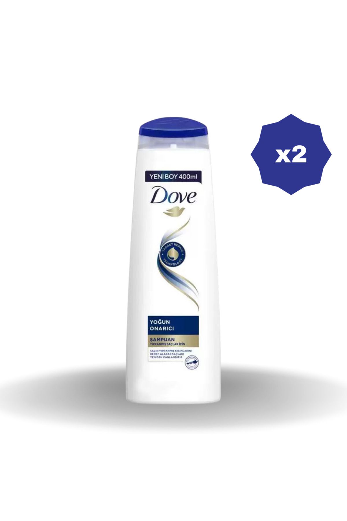 Dove YOĞUN ONARICI ŞAMPUAN 400 ML - (2 ADET)