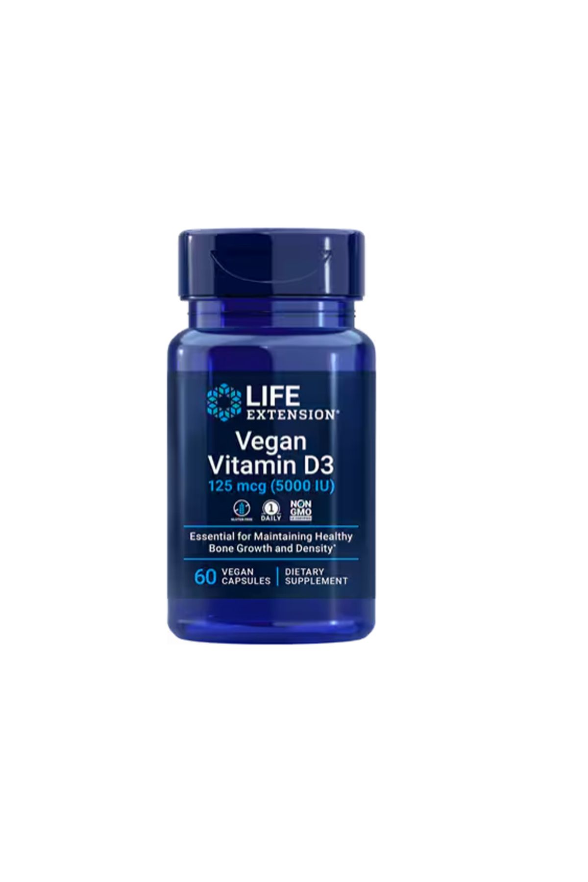 Life Extension Vitamin D3, 125 mcg (5,000 IU), 60 Softgels