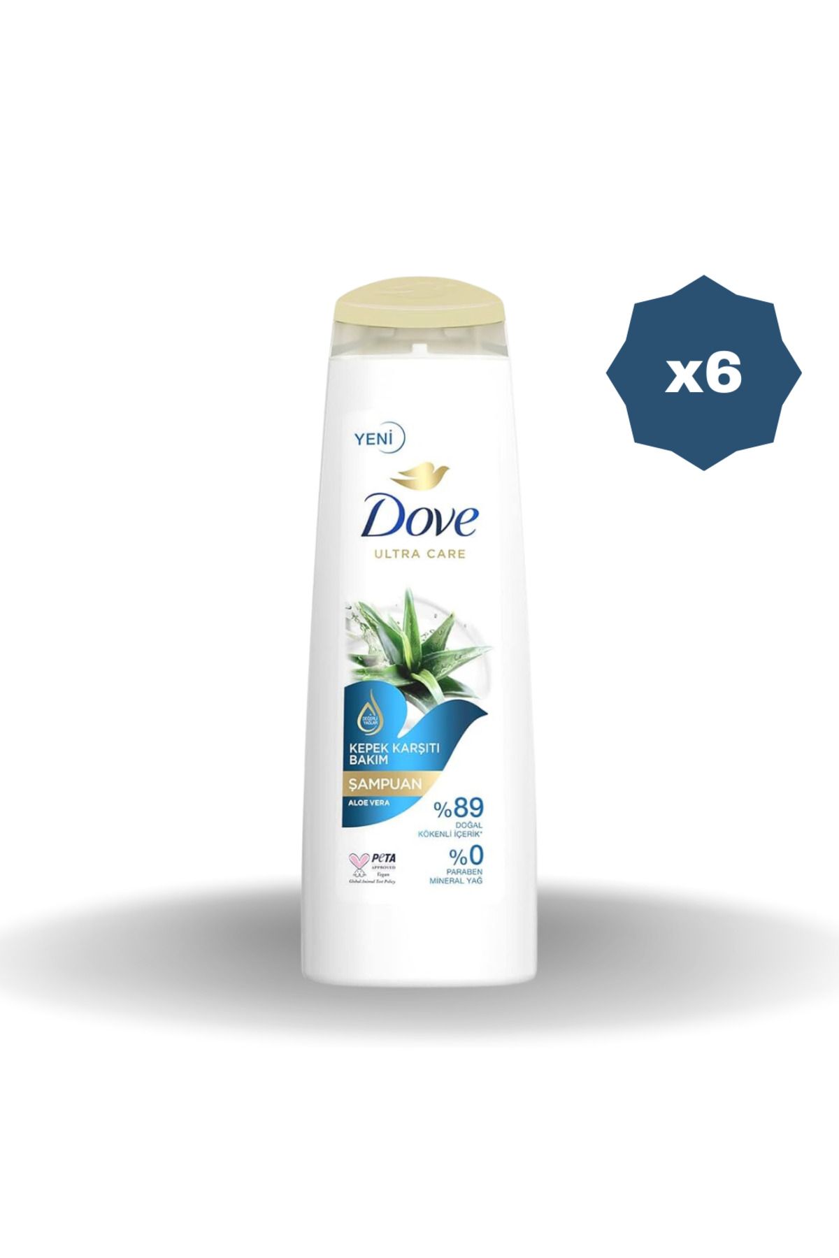 Dove KEPEK KARŞITI ALOE VERA ŞAMPUAN 400 ML - (6 ADET)