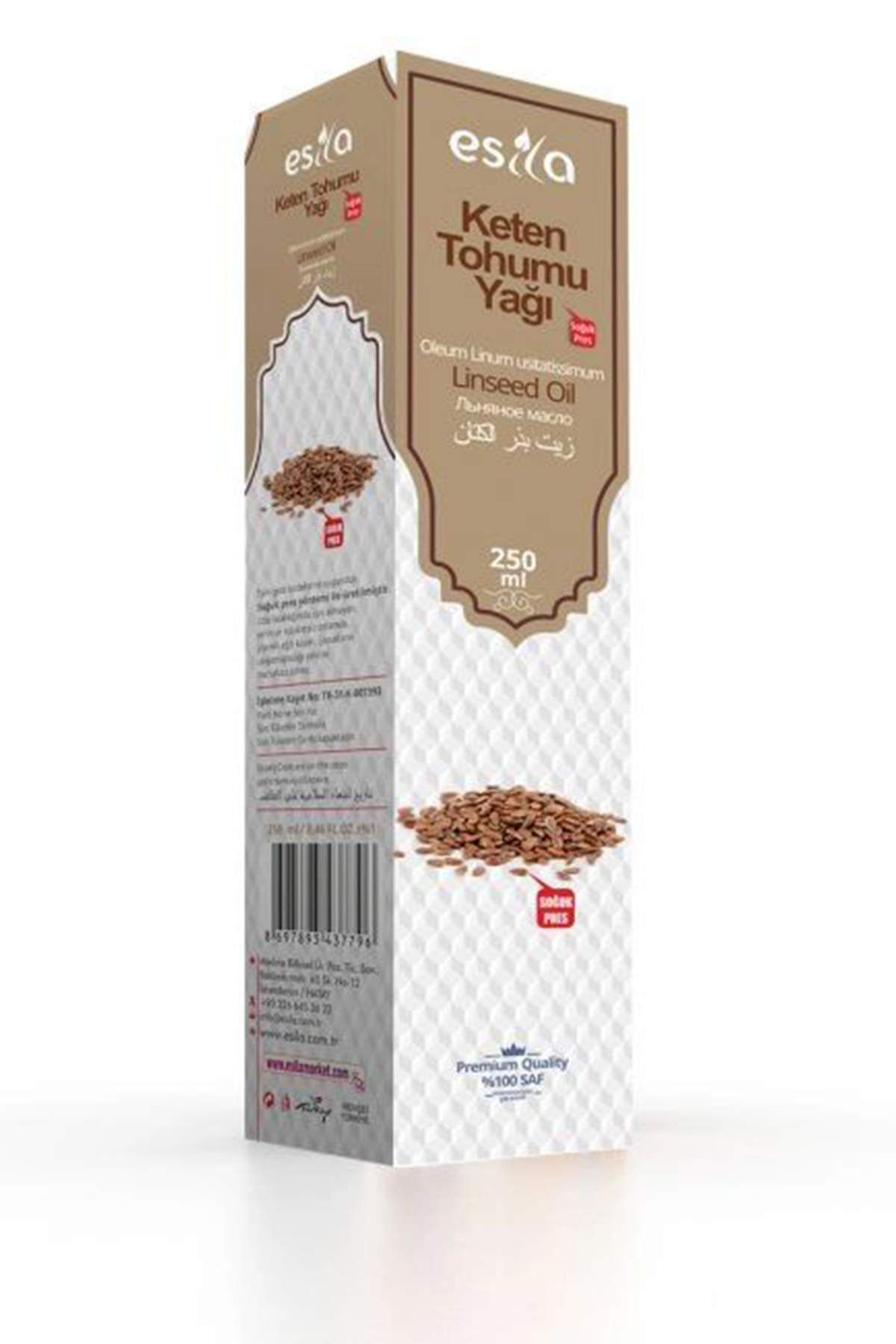 MELFSHOP Keten Tohumu Yağı 250 Ml.