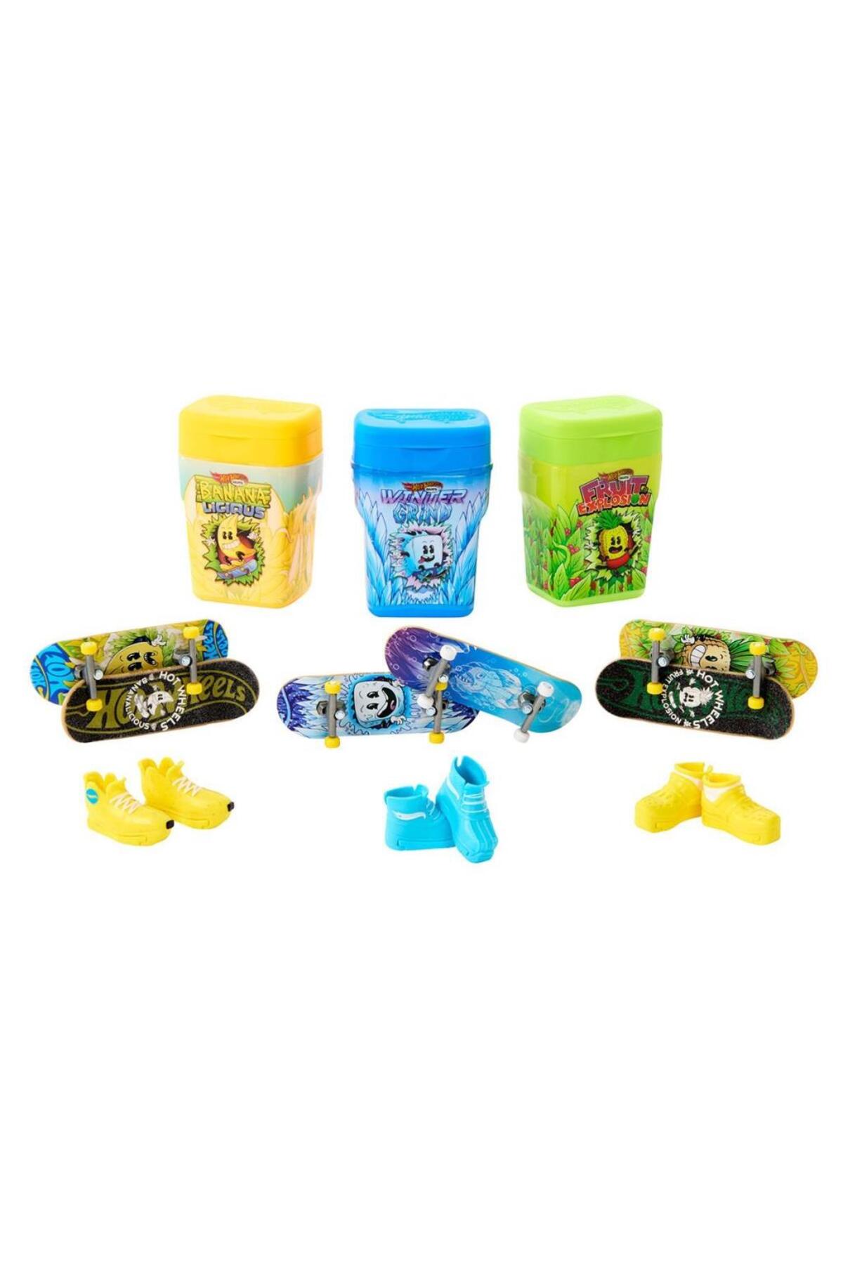 جعبه‌ی اسکیت‌بورد Htp10 Hot Wheels Skate Double Finger (با تم جعبه آدامس معطر)