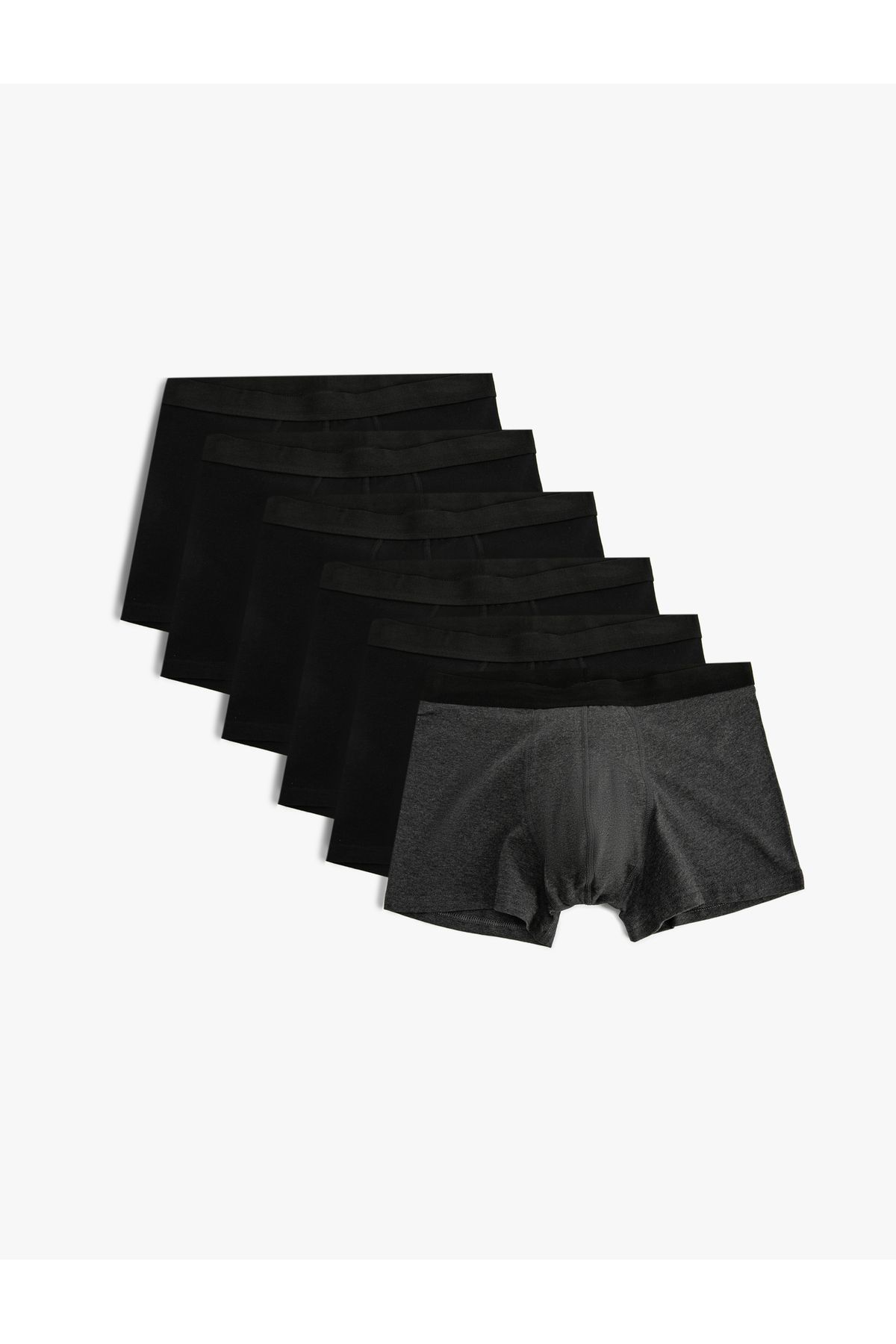 Koton Yeni Sezon Slim Fit Pamuklu Basic Boxer Seti