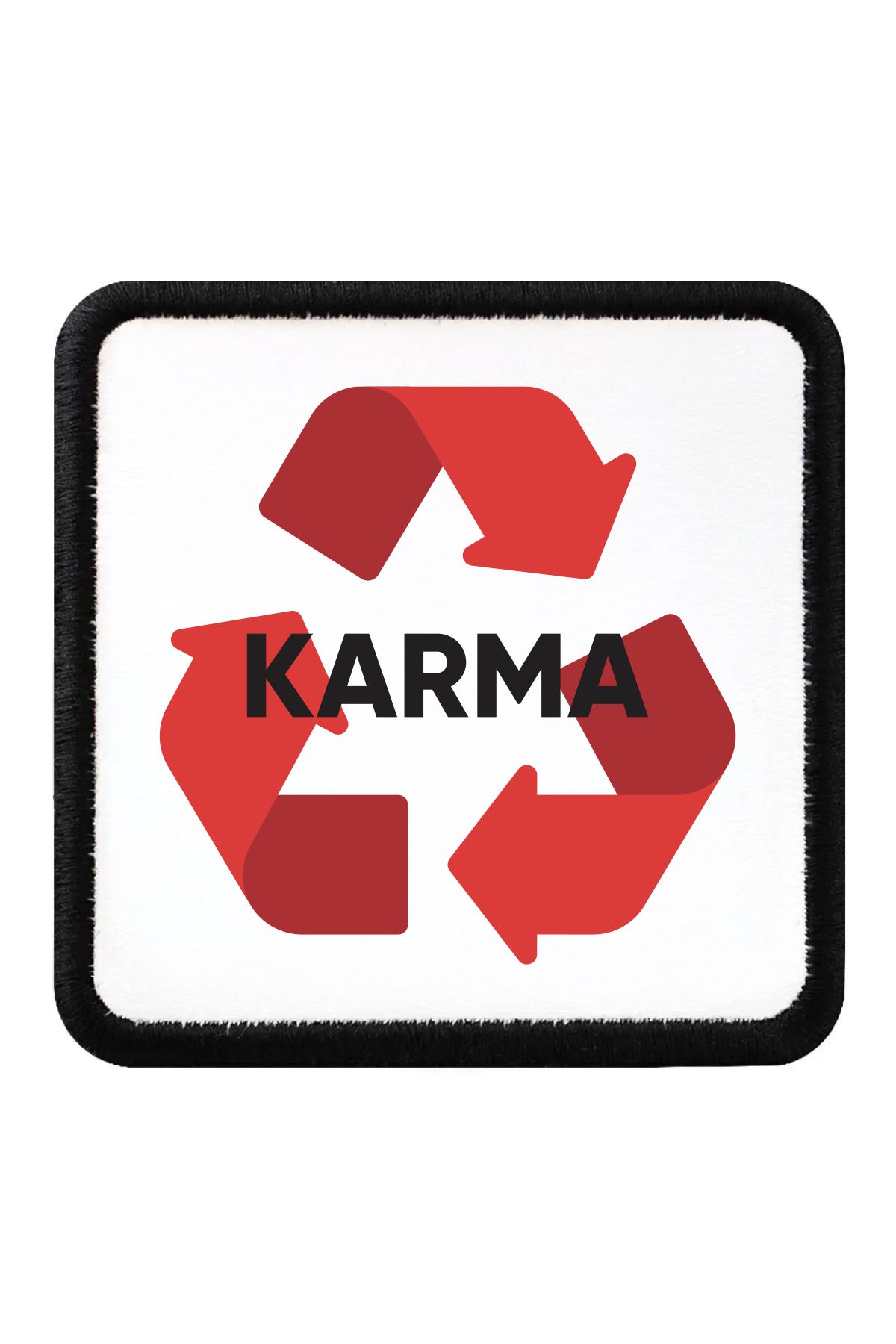 CraftID Karma Tasarımlı Değiştirilebilir Beyaz Patch