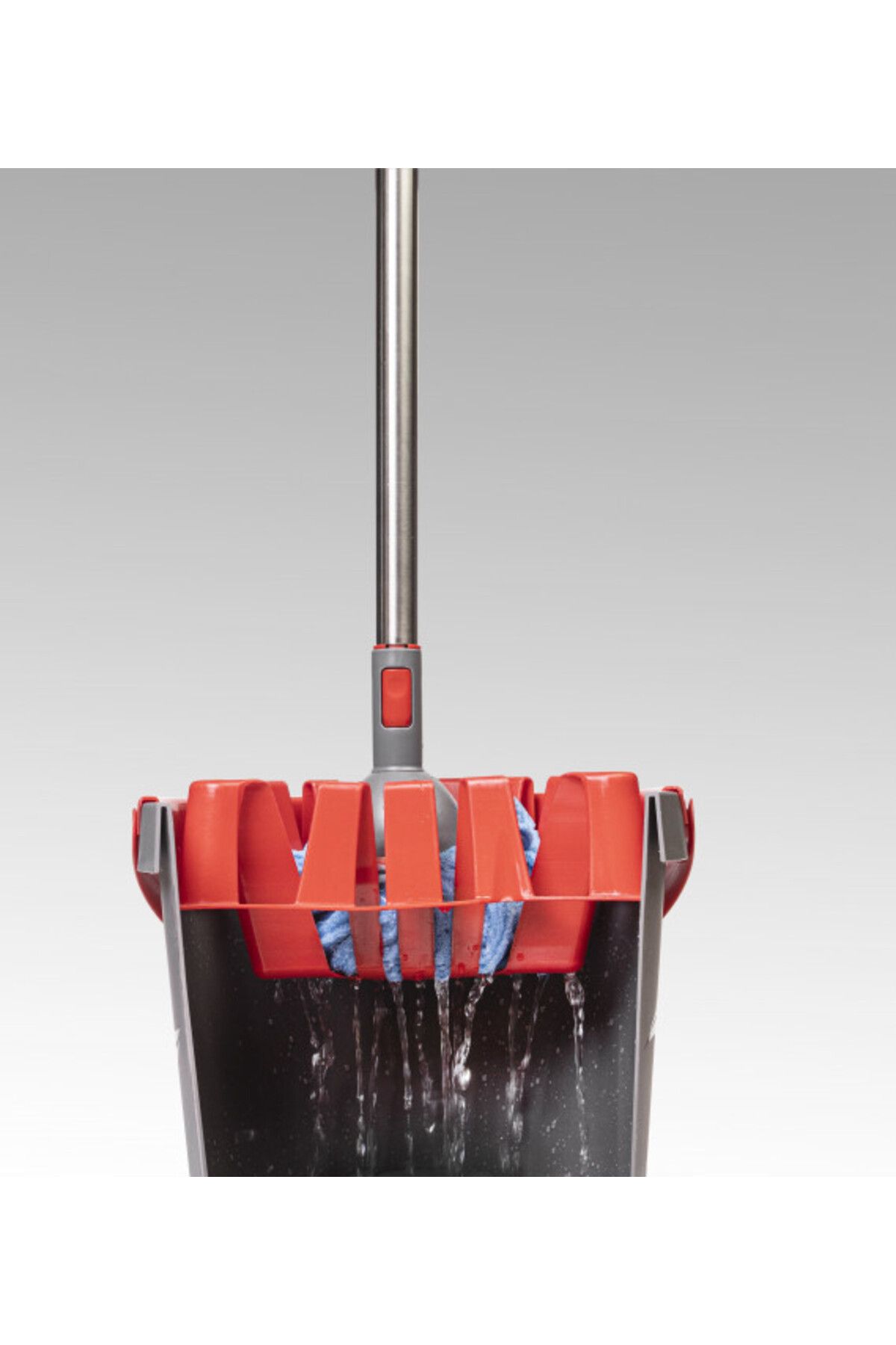 Nordic Stream-Bucket with squeezer, 10 L, Grey 2