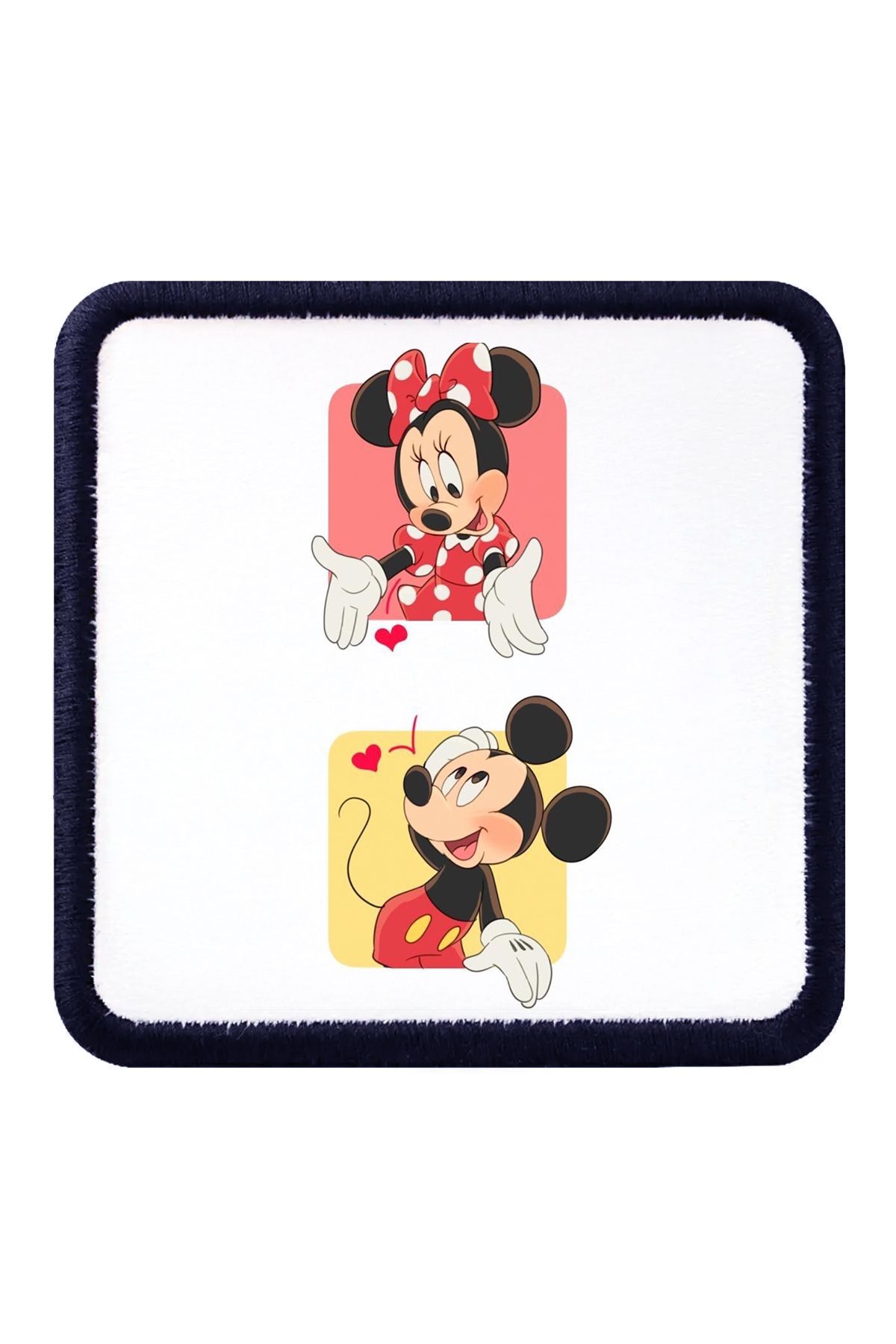 CraftID Mickey Mouse Tasarımlı Değiştirilebilir Beyaz Patch