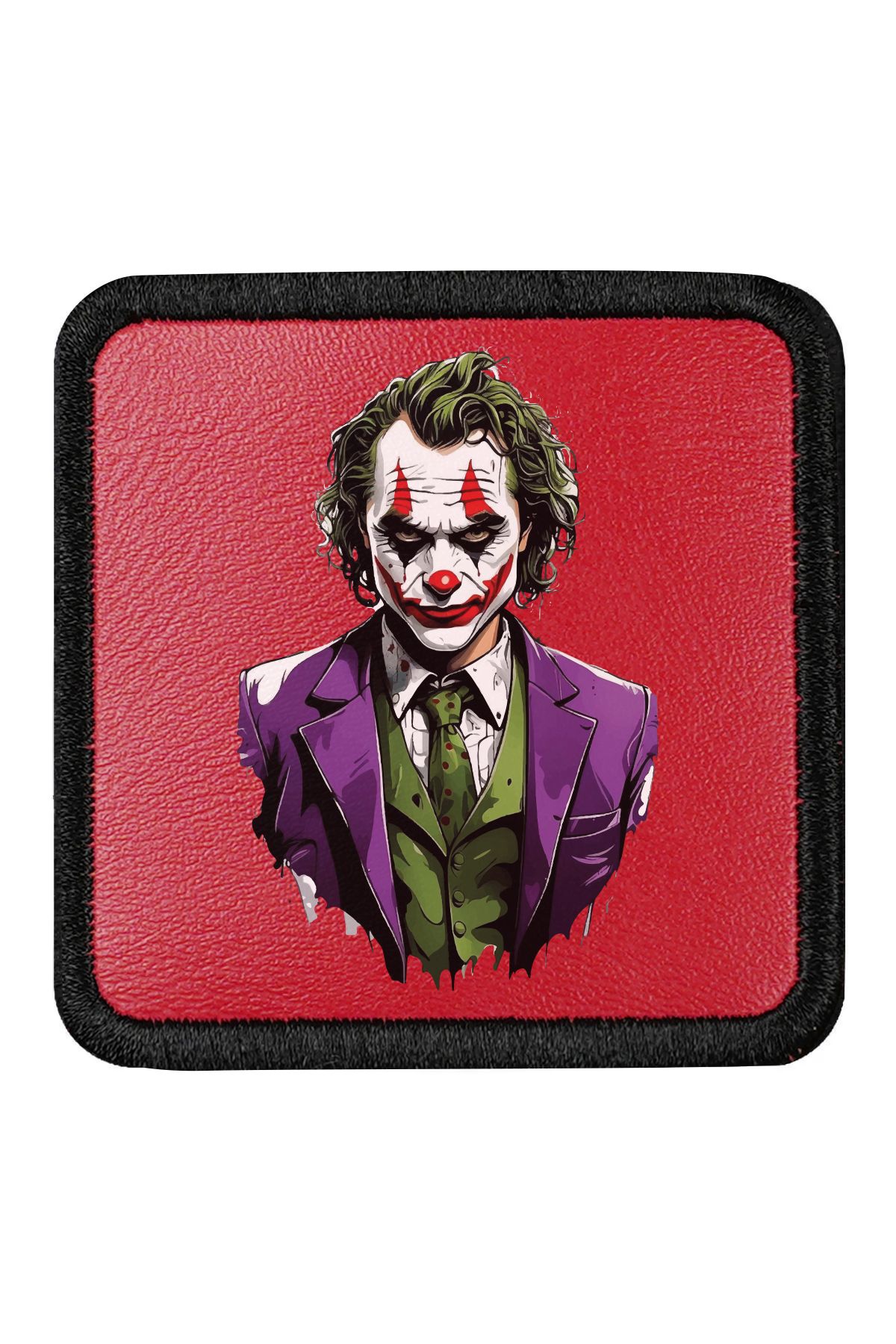 CraftID Joker Tasarımlı Değiştirilebilir Kırmızı Patch