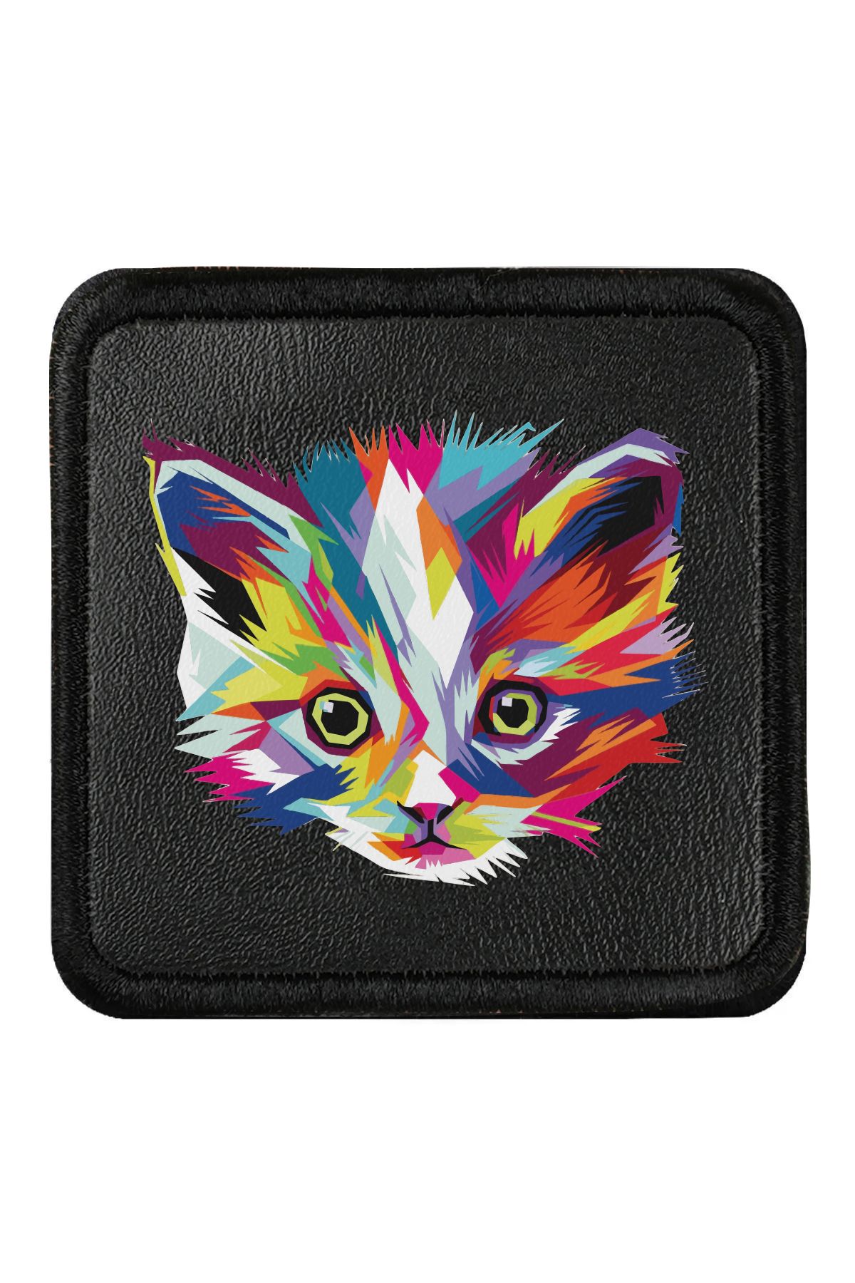 CraftID Kedi Tasarımlı Değiştirilebilir Siyah Patch