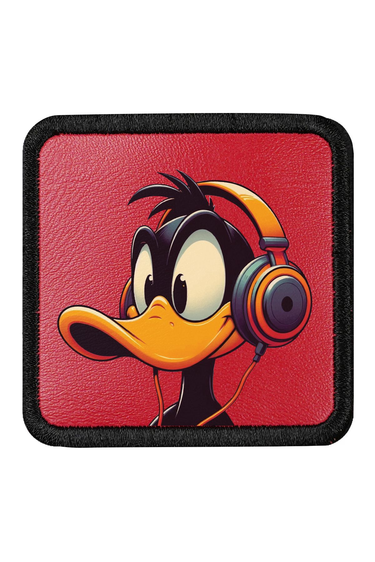 CraftID Daffy Duck Tasarımlı Değiştirilebilir Kırmızı Patch