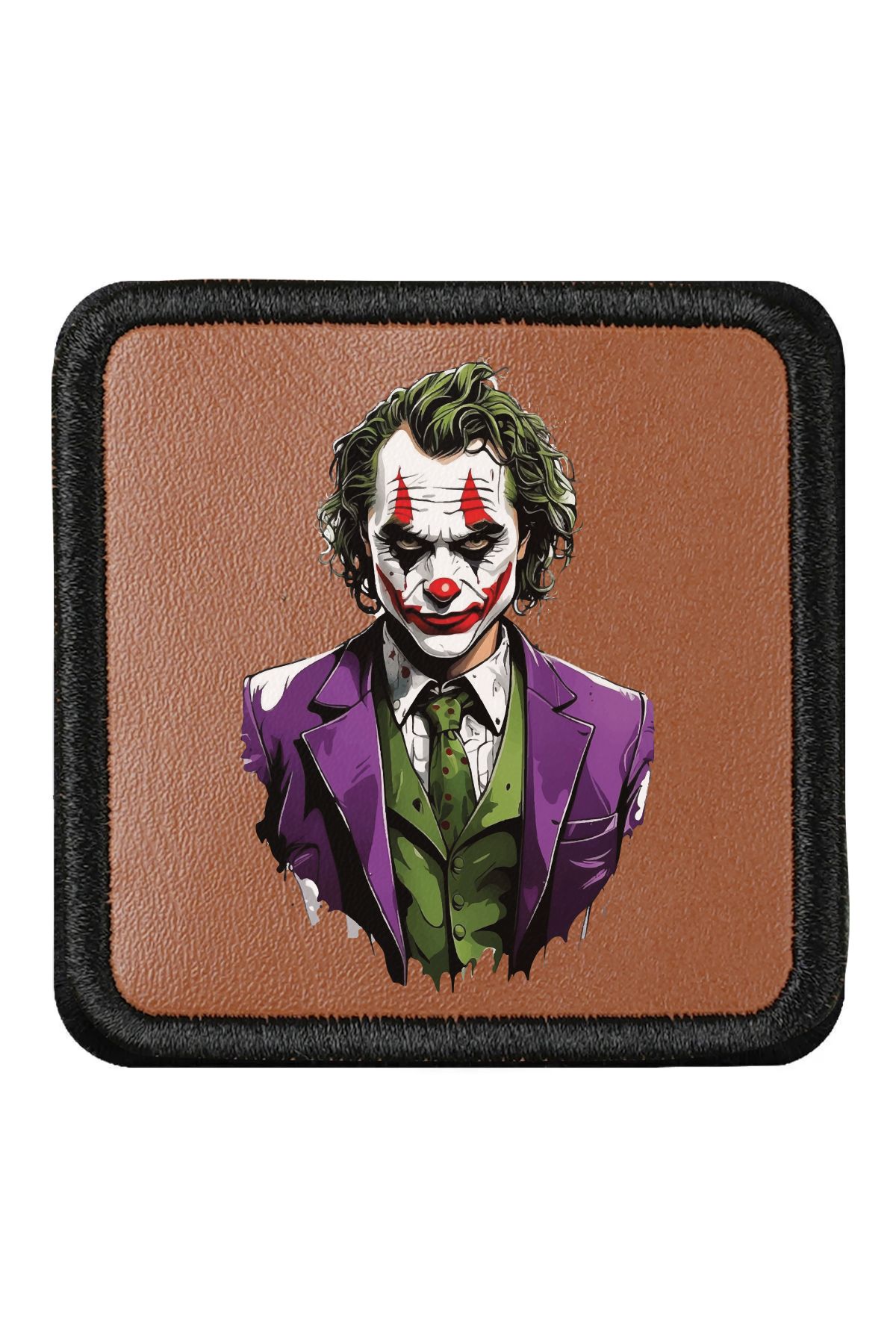 CraftID Joker Tasarımlı Değiştirilebilir Kahverengi Patch