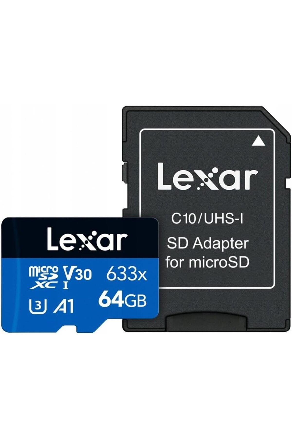 NcK 64GB 633x MicroSDXC UHS-I U3 100/45 MB/sn Yüksek Performanslı MicroSD Hafıza Kartı