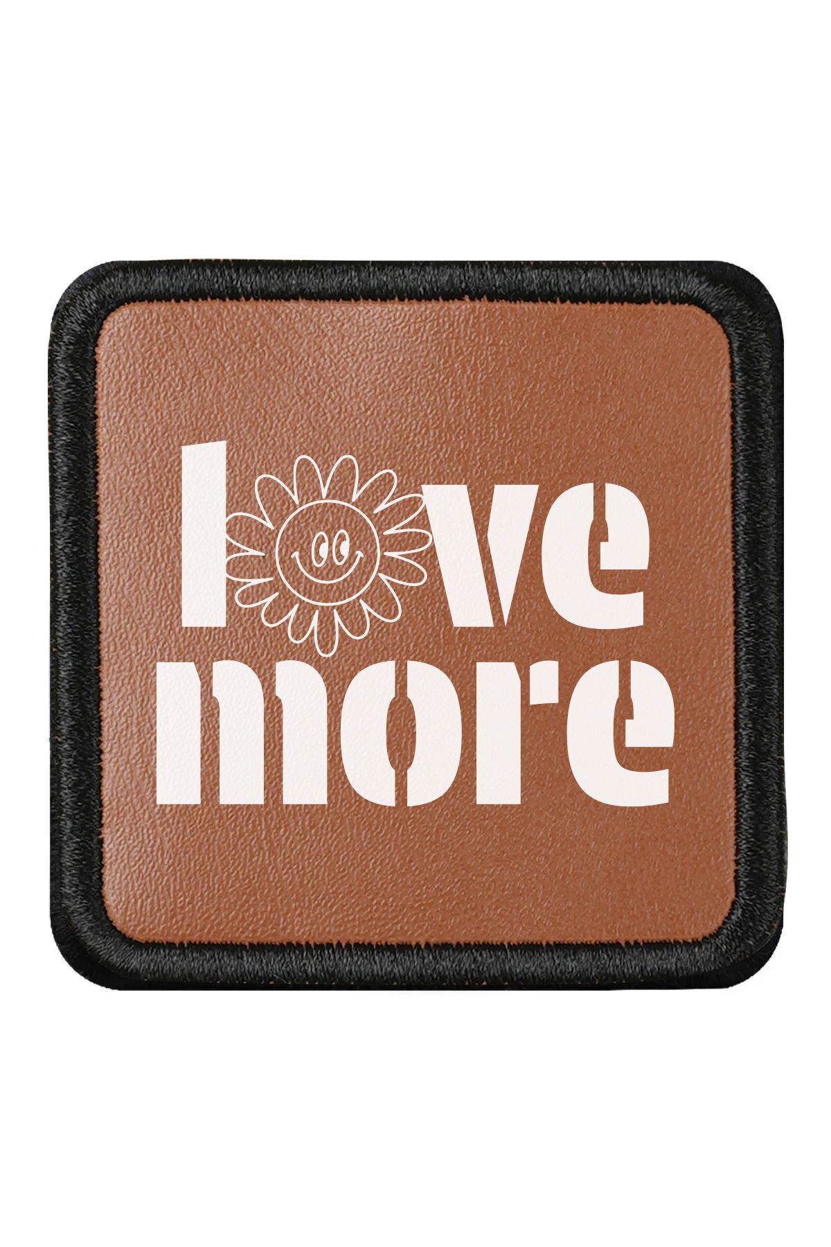 CraftID Love More Tasarımlı Değiştirilebilir Kahverengi Patch