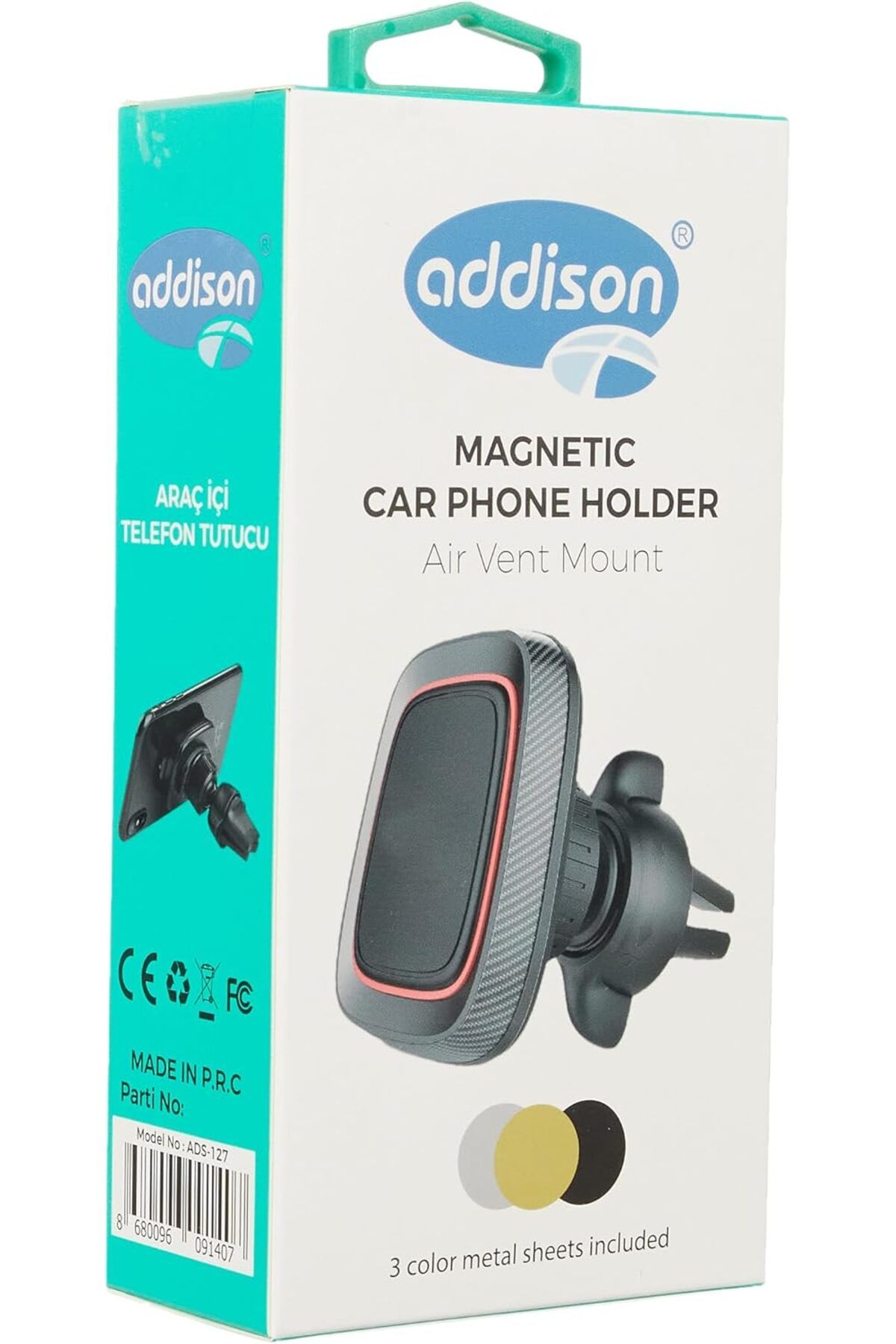 NcK ADS-127 Mıknatıs 360 Derece Mini Araç Telefon Tutucu