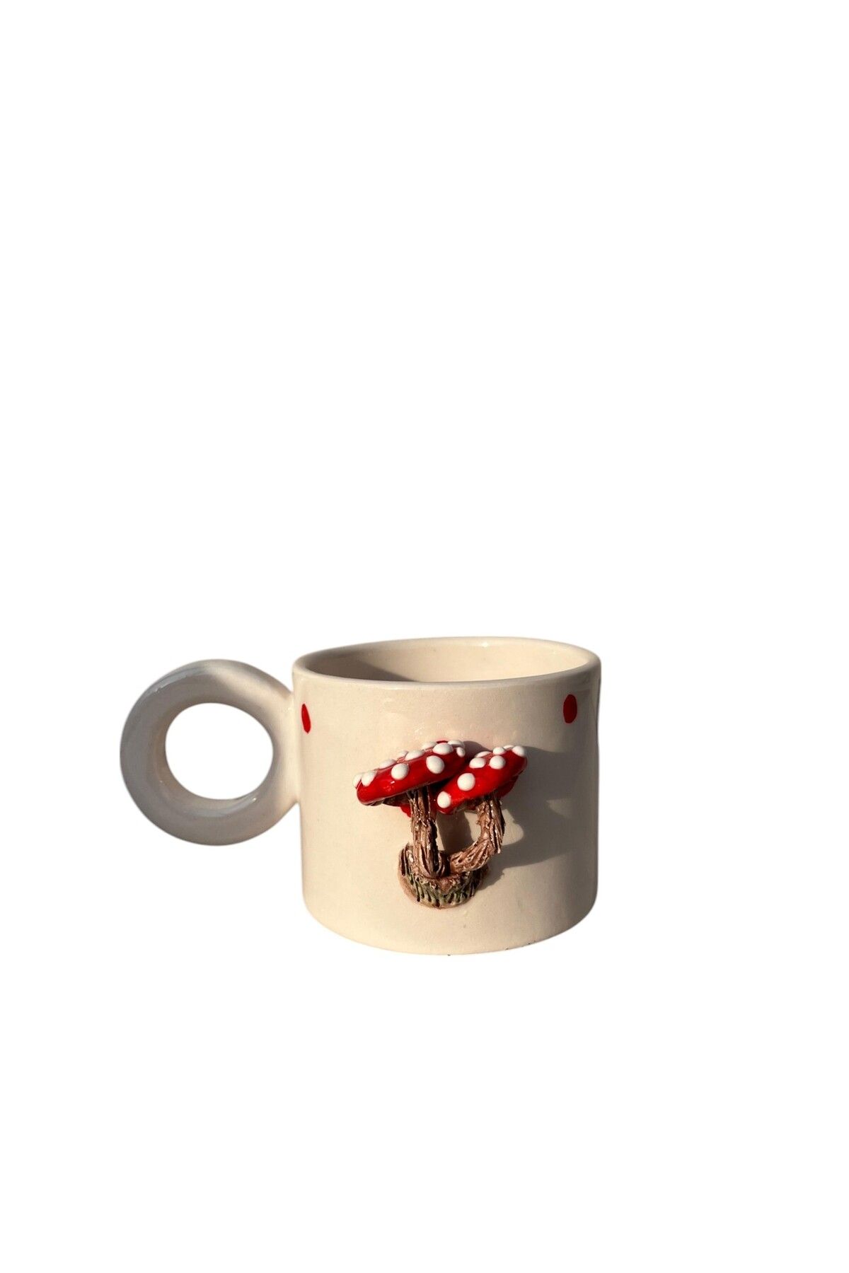 Lifestyle EL YAPIMI ÜÇ BOYUTLU MANTARLI TASARIM MUG 200 ML