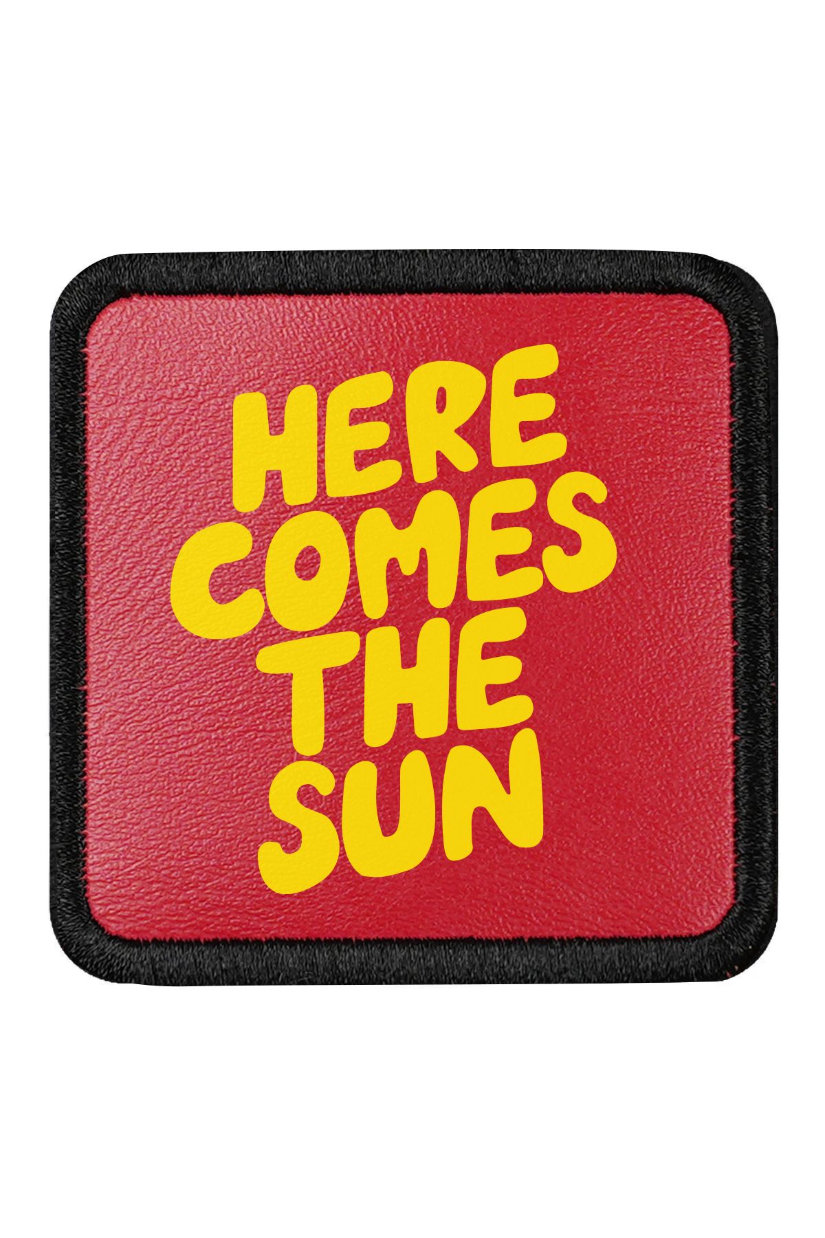 CraftID Here Comes The Sun Tasarımlı Değiştirilebilir Kırmızı Patch