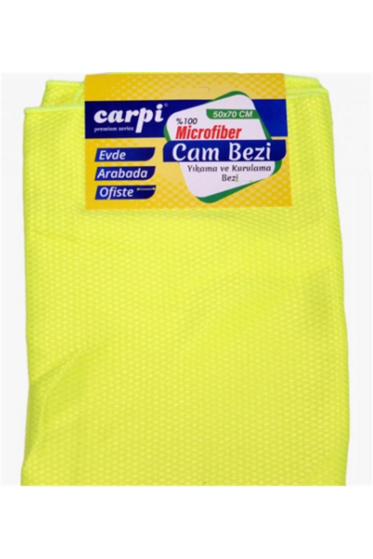 CARPİ Carpi Mikrofiber Cam Temizleme Bezi 50 x 70 CM Karışık Renk