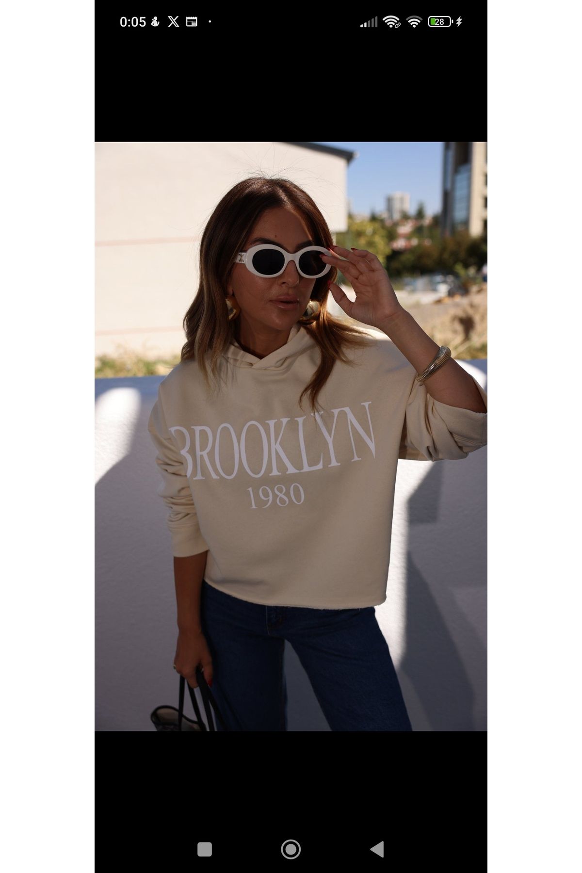 Symi Tekstil Crop sweatshirt