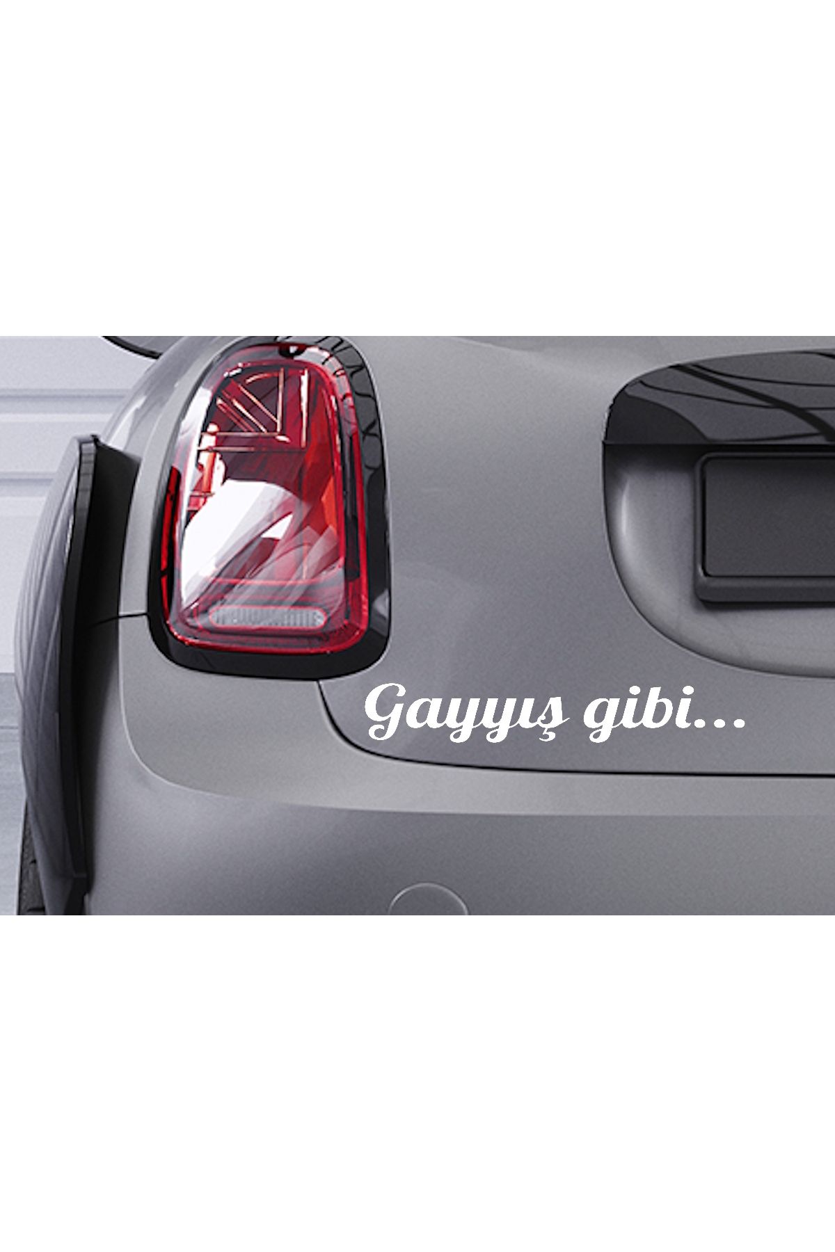 SOFT Gayyış Gibi Oto Sticker Araba Cam Sticker 20 X 4 Cm