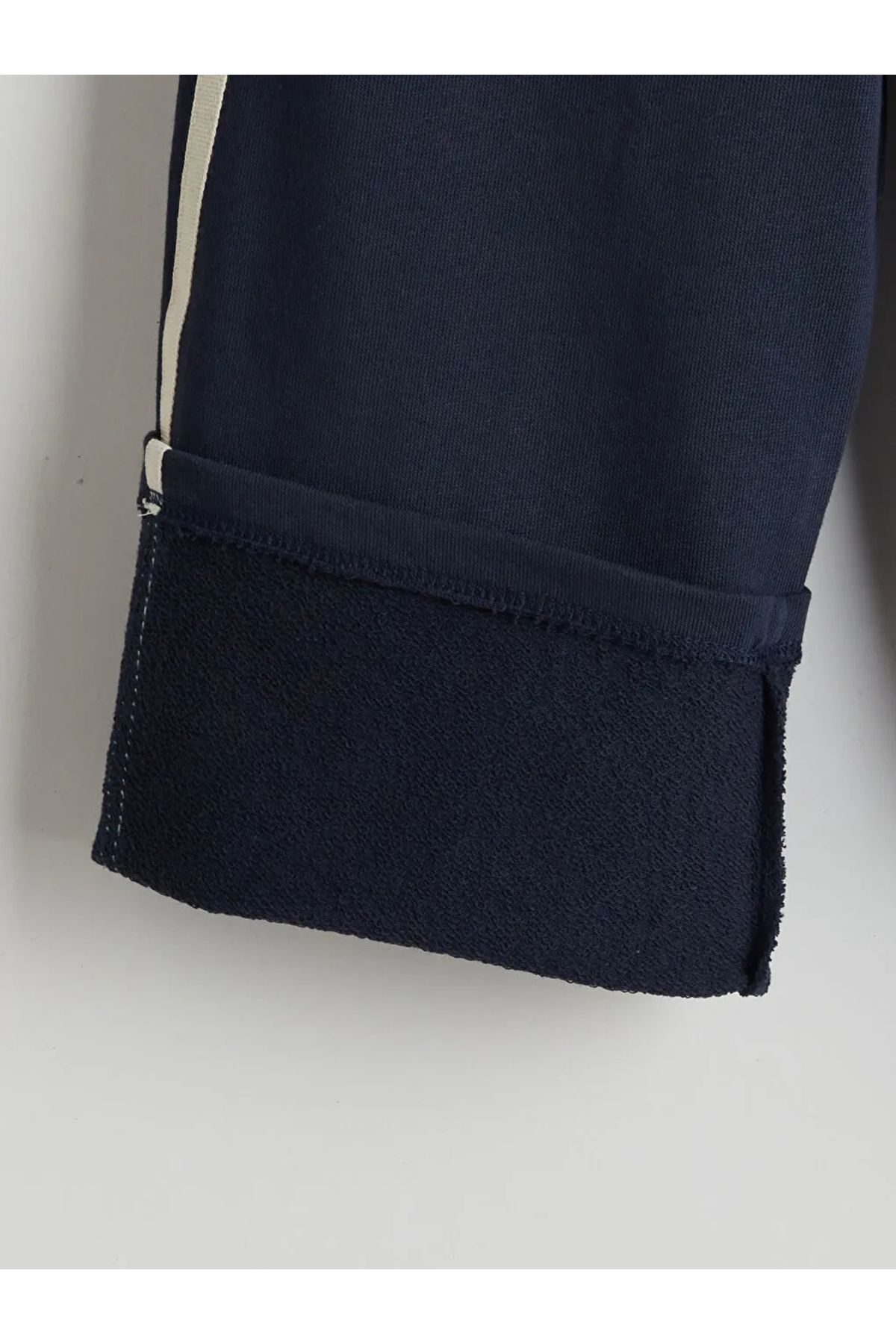 LC Waikiki-Lcw Kids Girl's Navy Blue Sweatpants - Elastic Waist t t 3