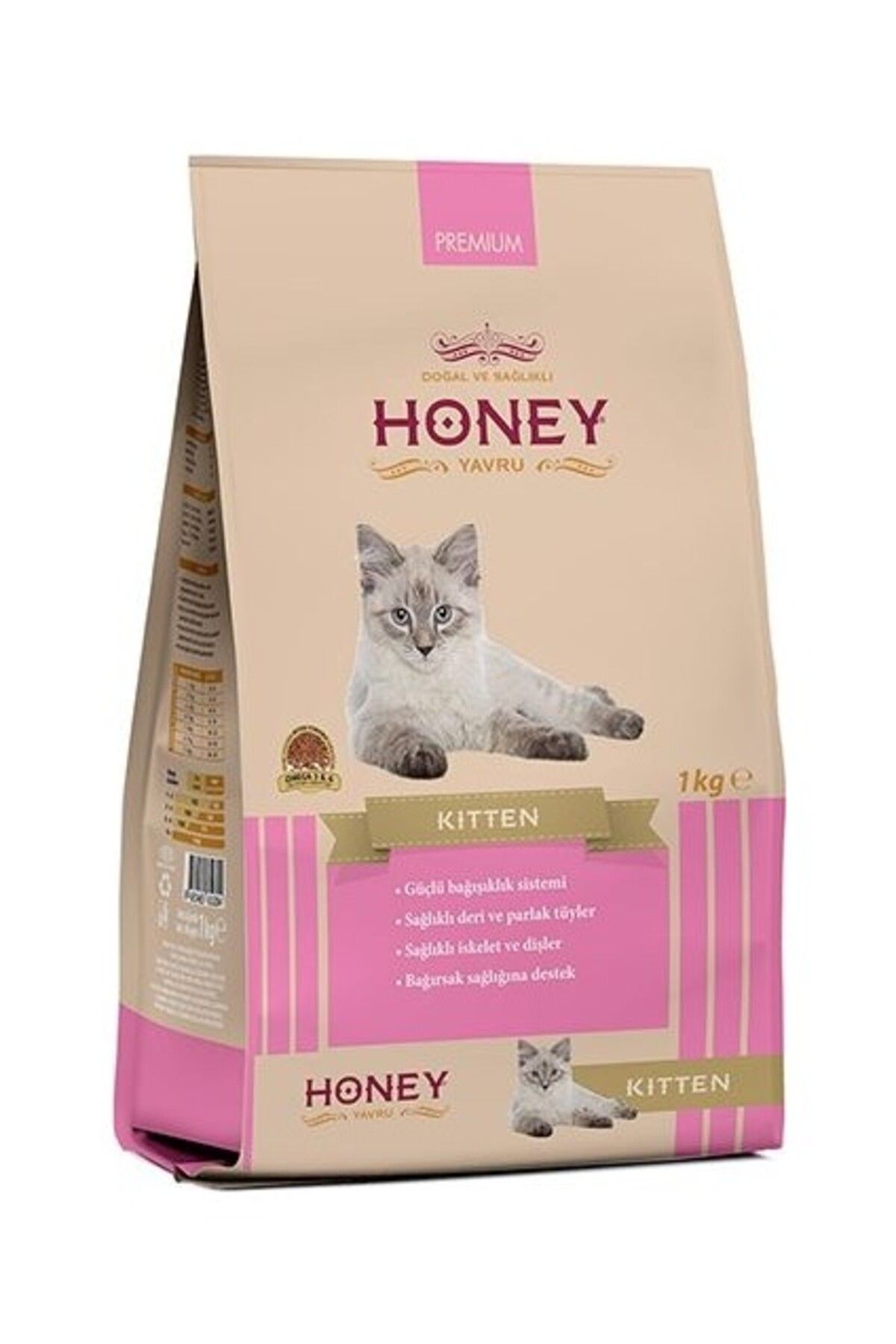 Honey Premium Kitten Tavuklu Yavru Kedi Maması 1 kg