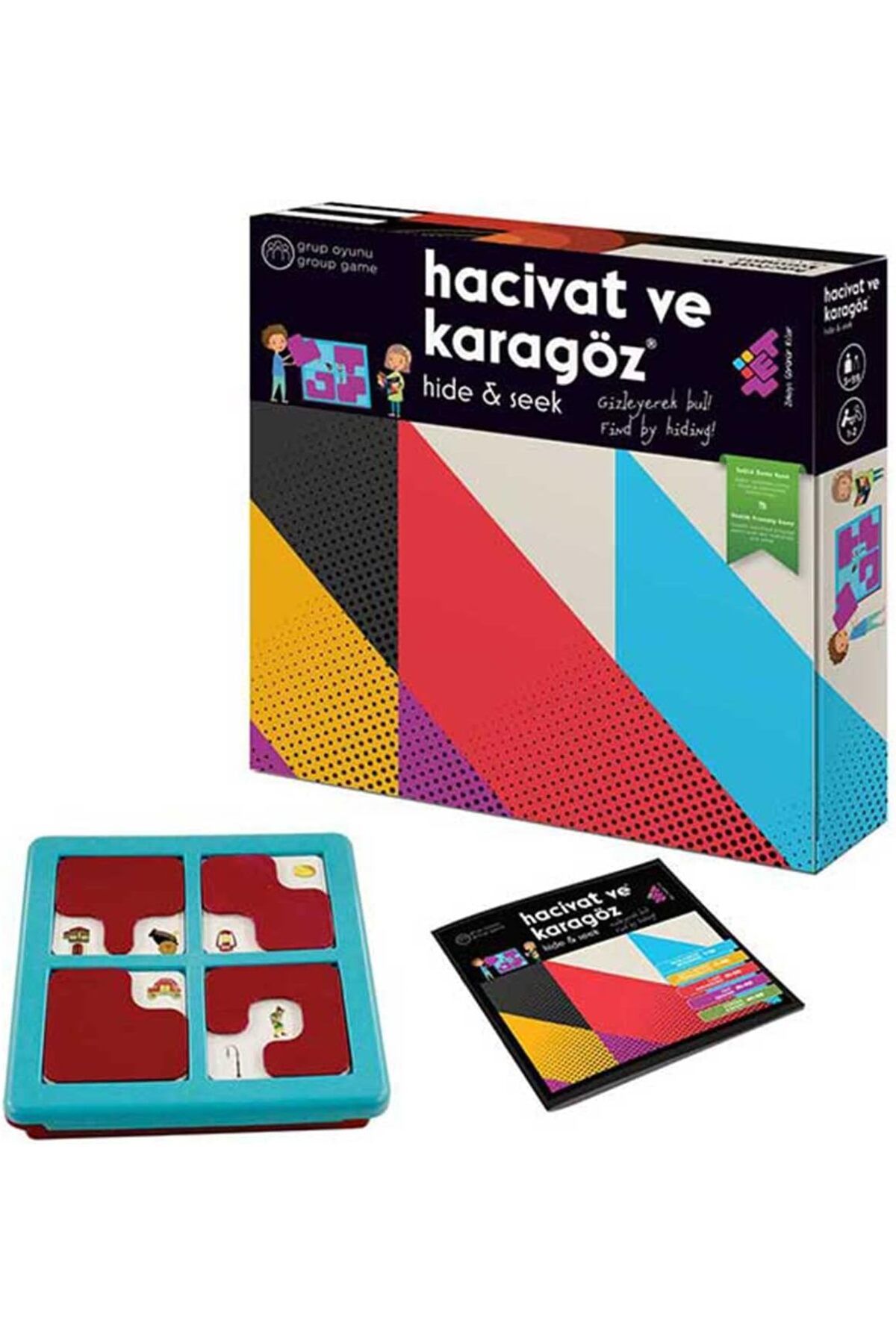 NcK Zeka HACİVAT ve KARAGÖZ Hide & Find Oyunu 3+ Yaş 1+ Oyuncu