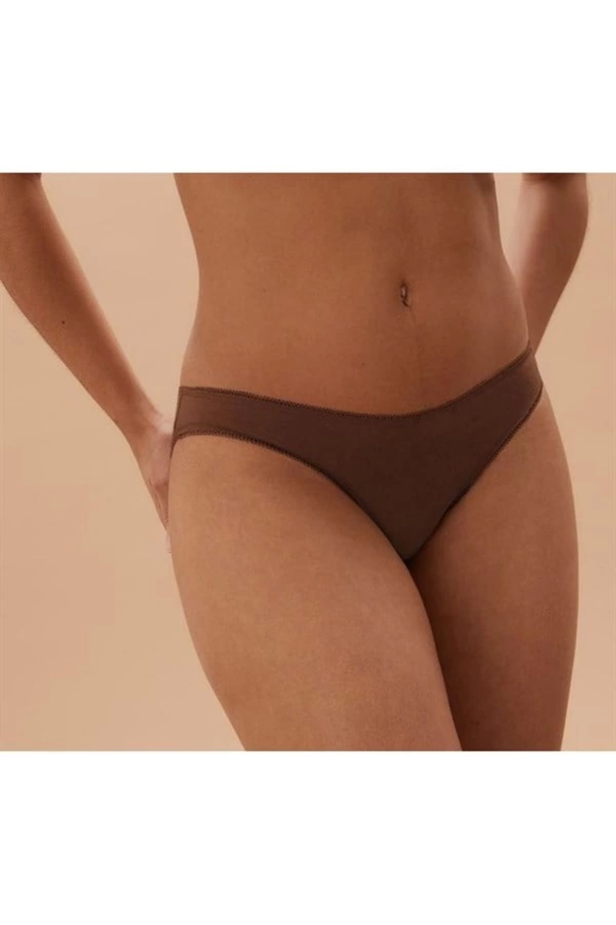 Mulvix Mulvxbrf Brf02 Kadın Full Licra Düz Bikini Külot 2056 (Mulvix)
