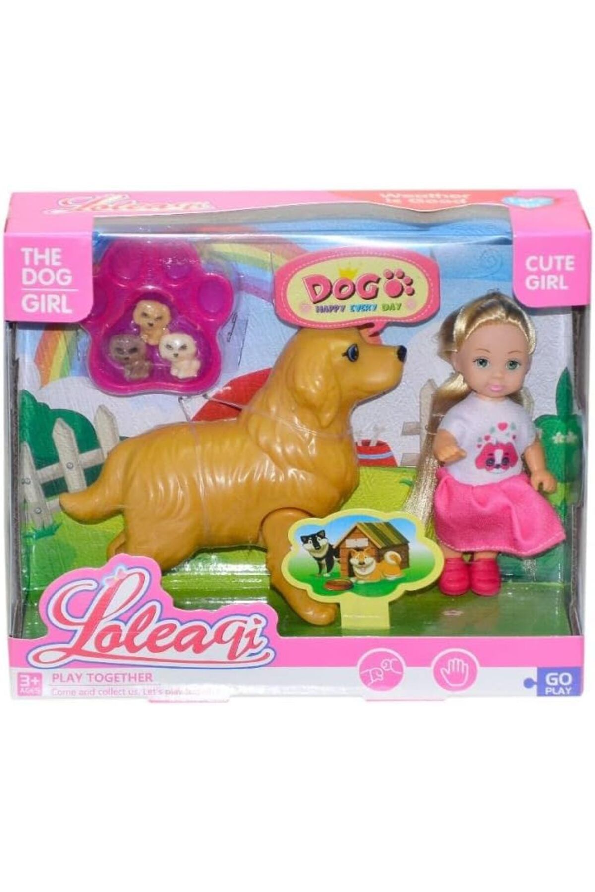 NcK Toys Sevimli Bebek ve Yavrulayan Köpeği-LLQ89015