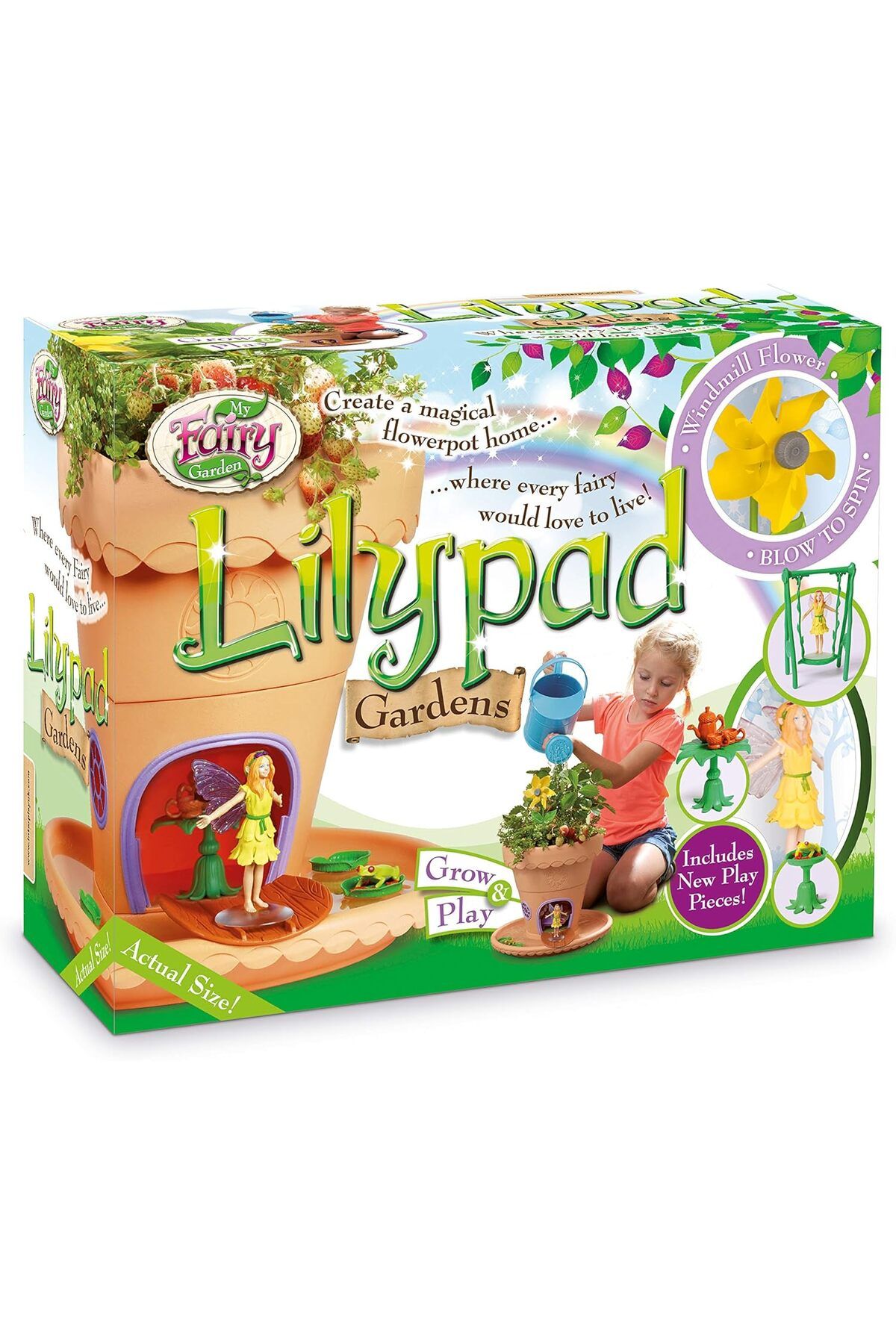 NcK Fairy Garden Lilypad Peri Saksı Seti