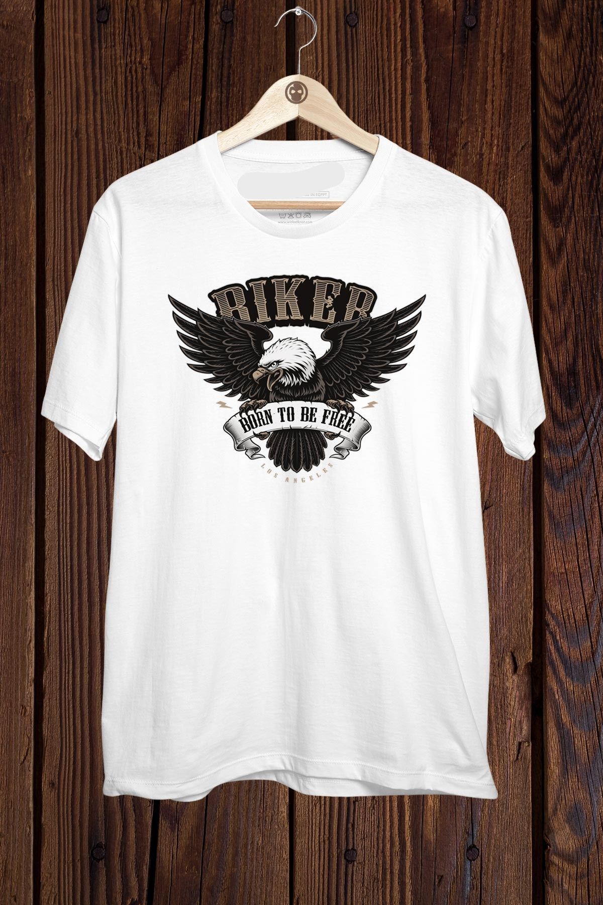 FECCY Pamuklu BIKER Baskılı Oversize T-shirt