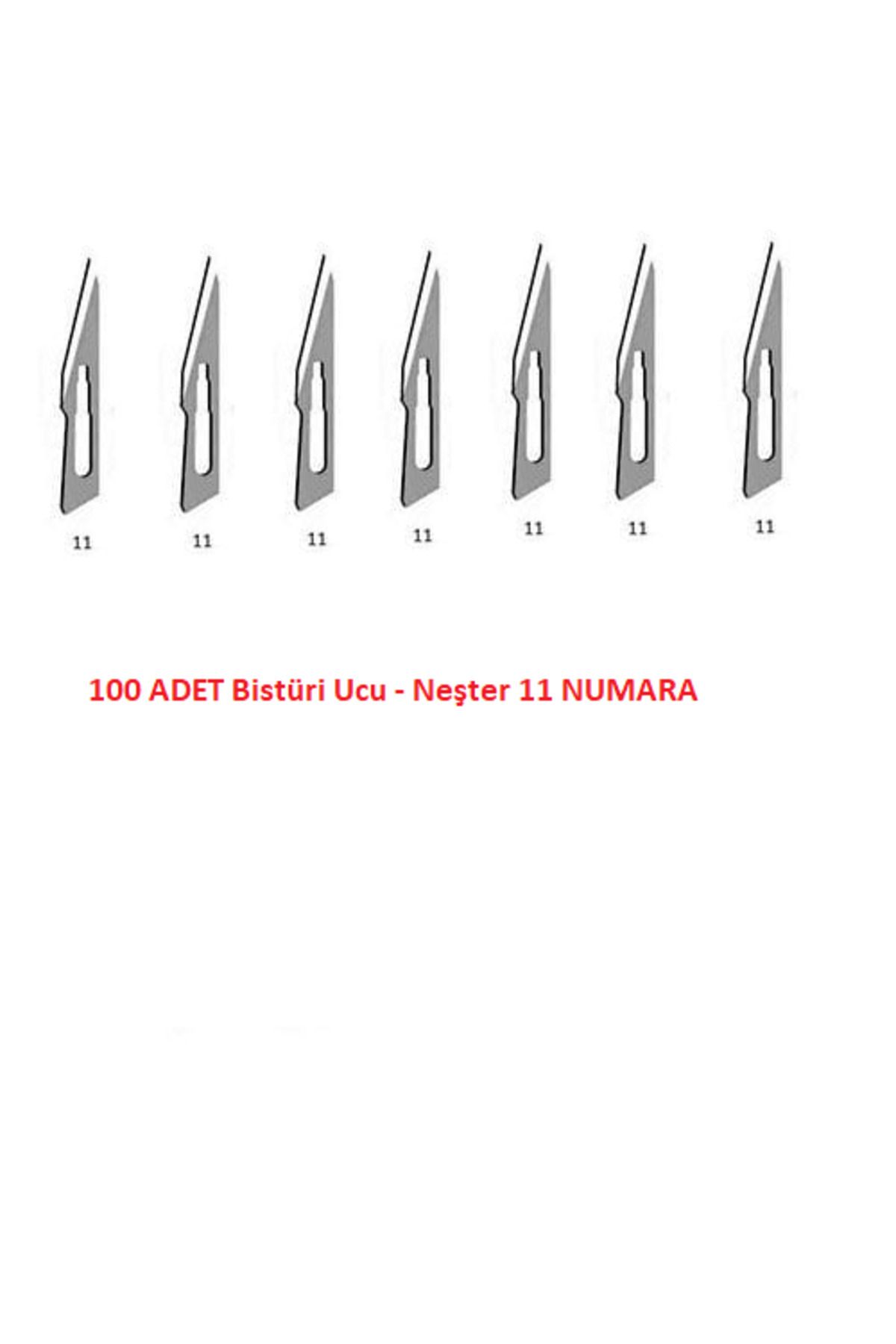 HerEveOyuncak Bistüri Ucu No 11 - Neşter - 100 Adet (GU)