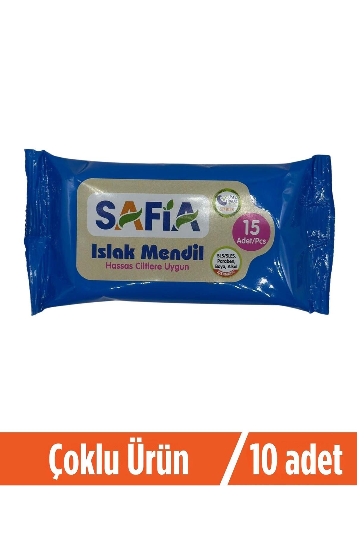 Safia Cep Islak Mendil 10x15li