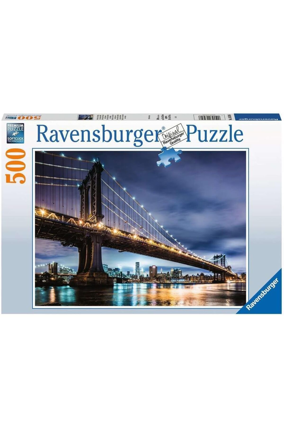 NcK 165896 New York Puzzle, 500 Parça, Çok Renkli