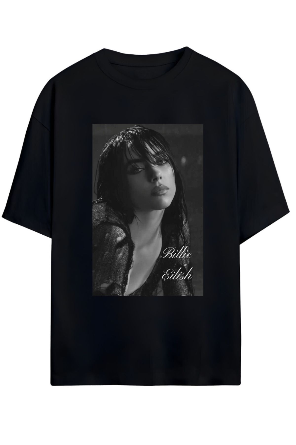 MAGORS BILLIE EILISH TASARIMLI UNISEX YENİ SEZON OVERSIZE PAMUKLU  T-SHIRT