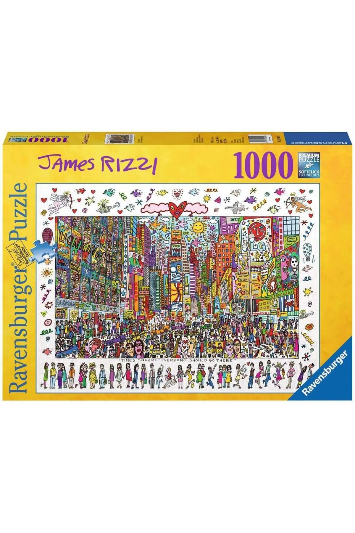 NcK 1000 Parçalı Puz James Rizzi, Times Square