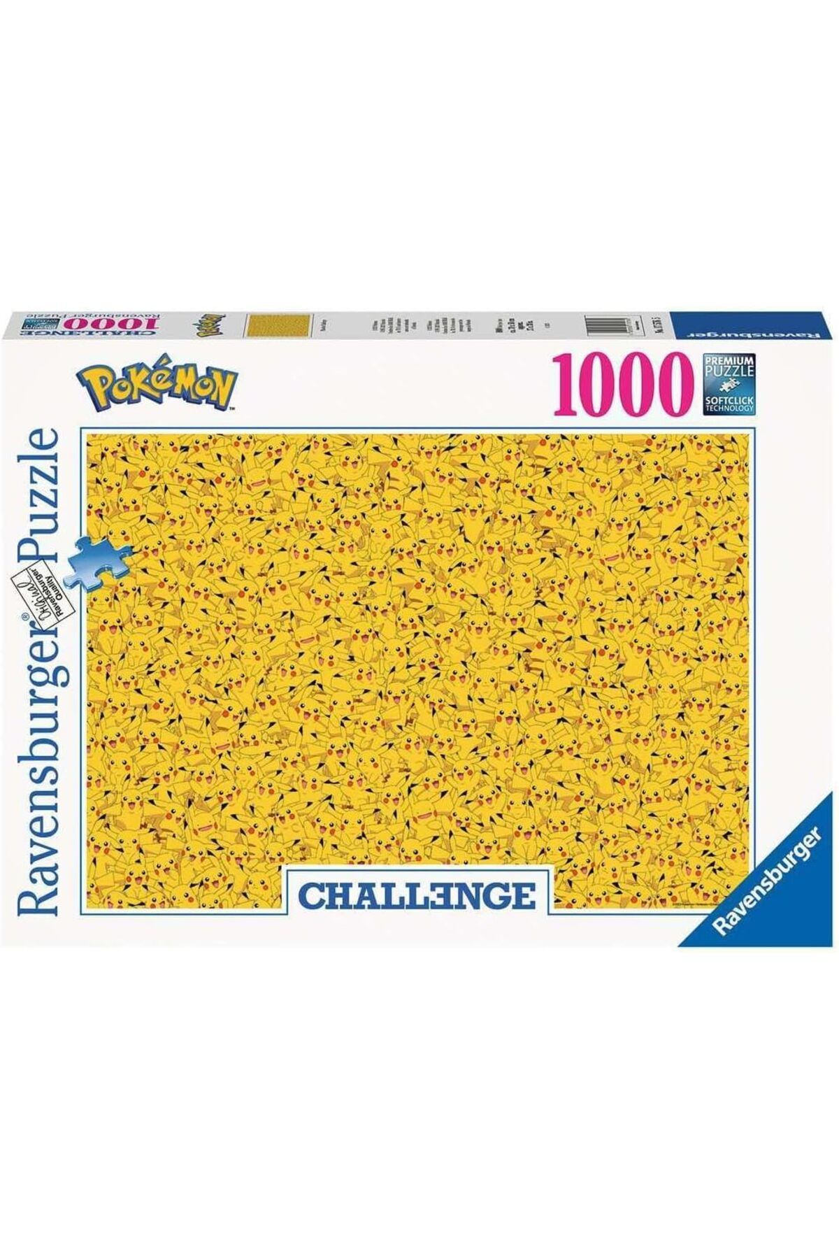 NcK 1000p Puz Pikachu Challenge puzzle Yapboz