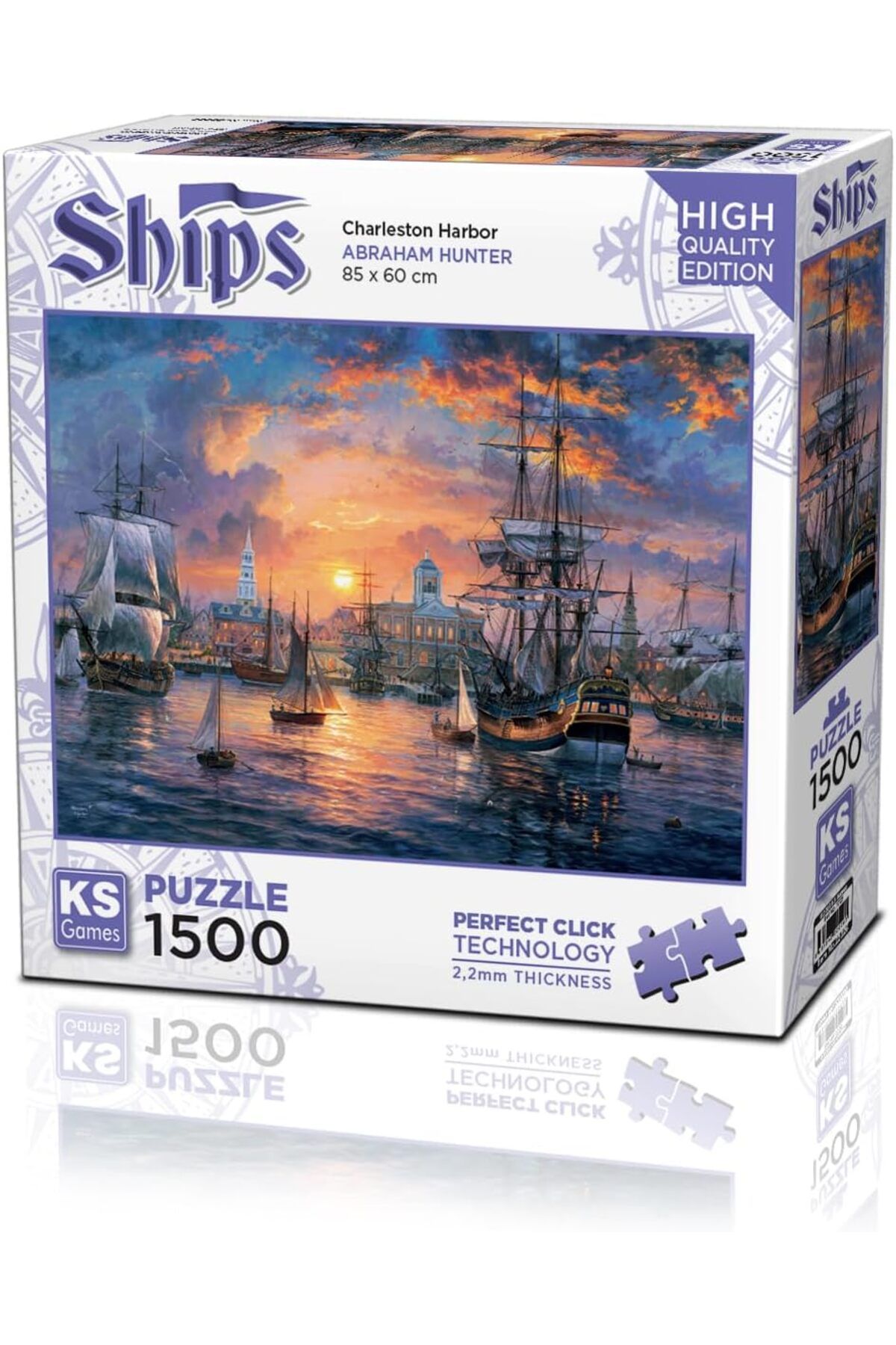 NcK Games 1500 Parça Charleston Limanı Puzzle