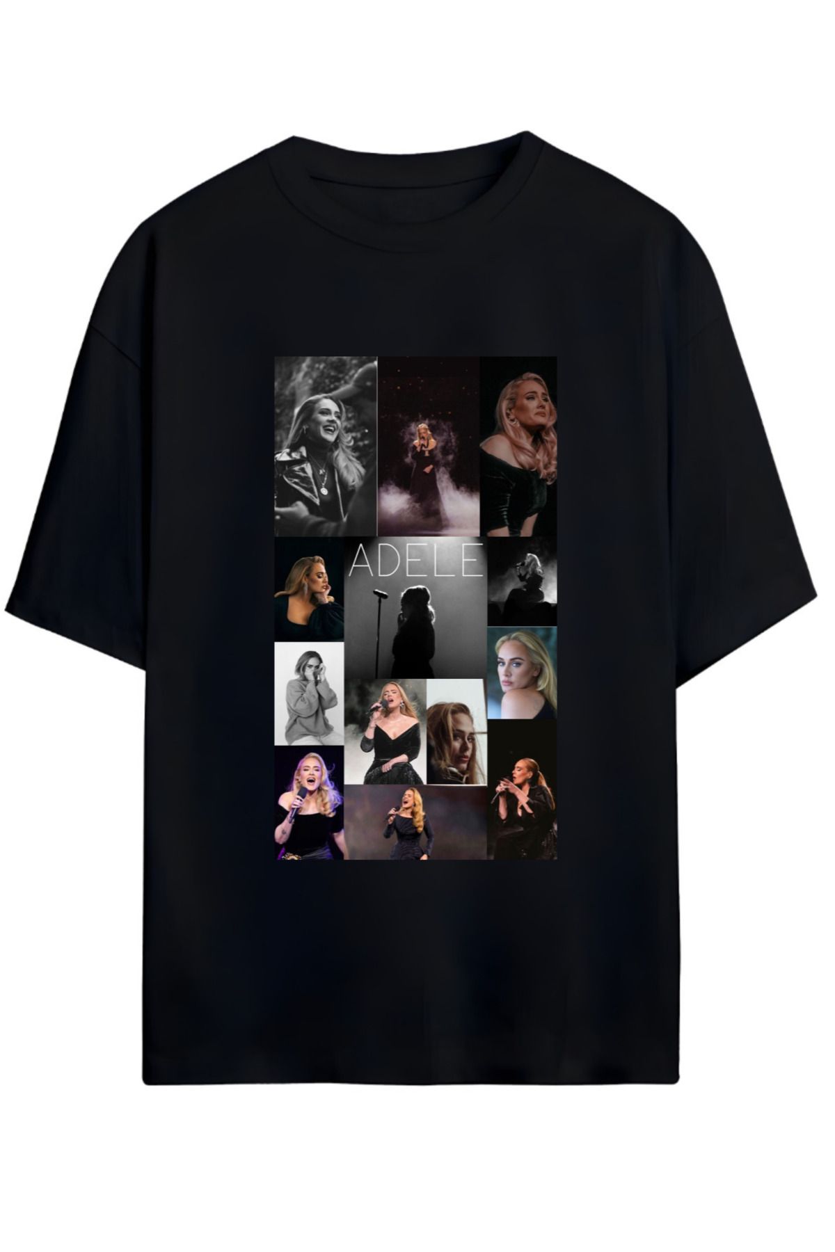 MAGORS ADELE TASARIMLI UNISEX YENİ SEZON OVERSIZE PAMUKLU  T-SHIRT