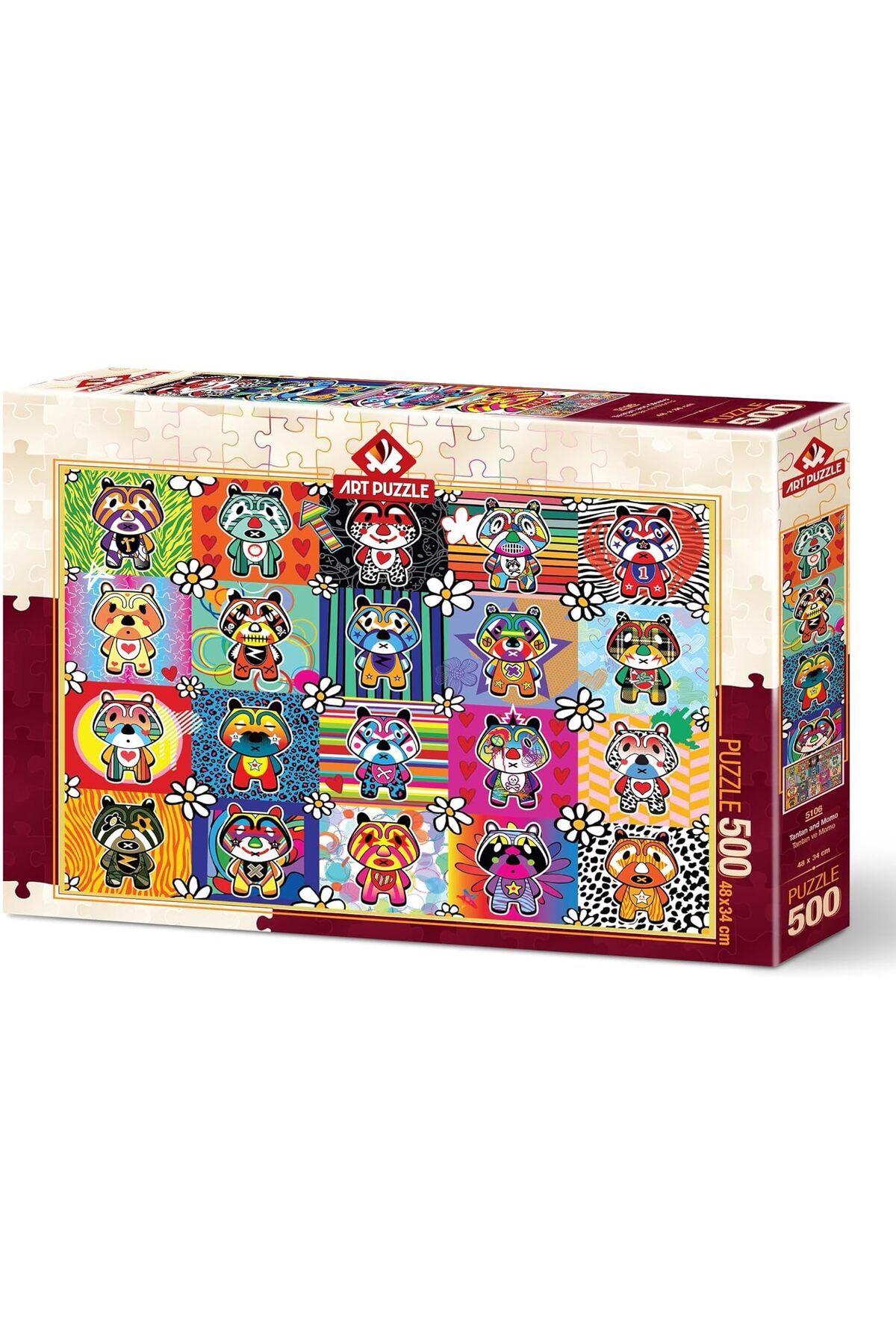 NcK Puzzle Tantan Ve Momo 500 Parça Puzzle