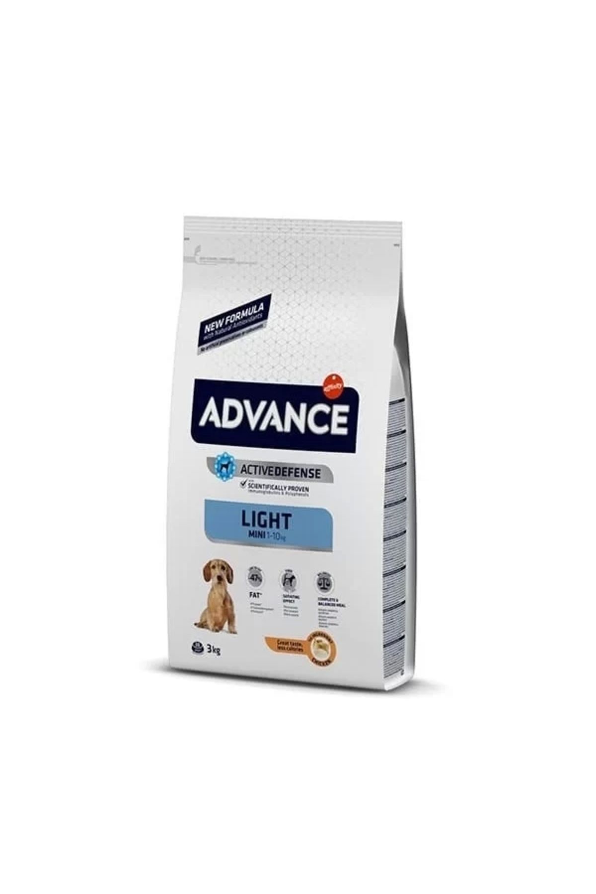 Advance Light Mini Tavuklu Küçük Irk Diyet Köpek Maması 3 Kg