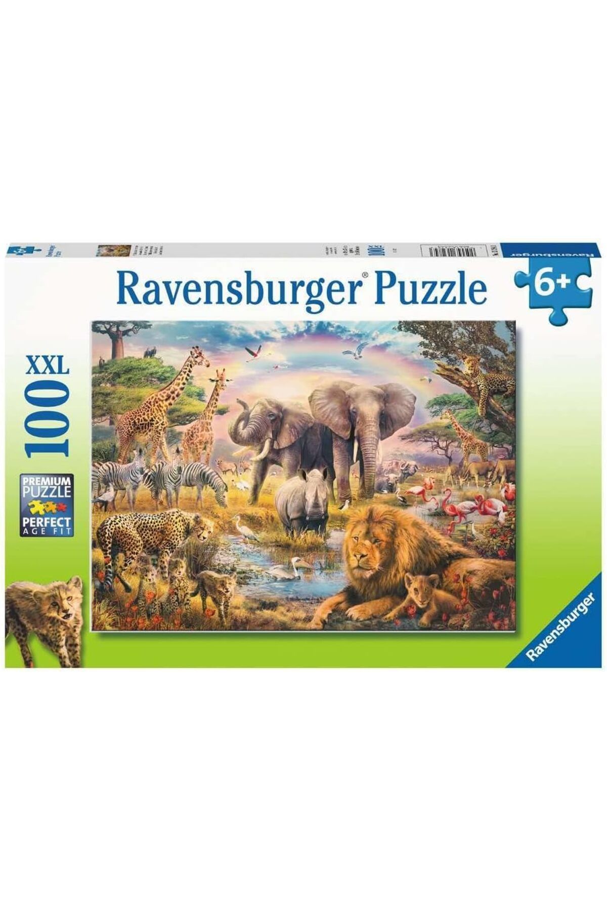 NcK 132843 100 Parçalı Puzzle Vahşi Hayvanlar