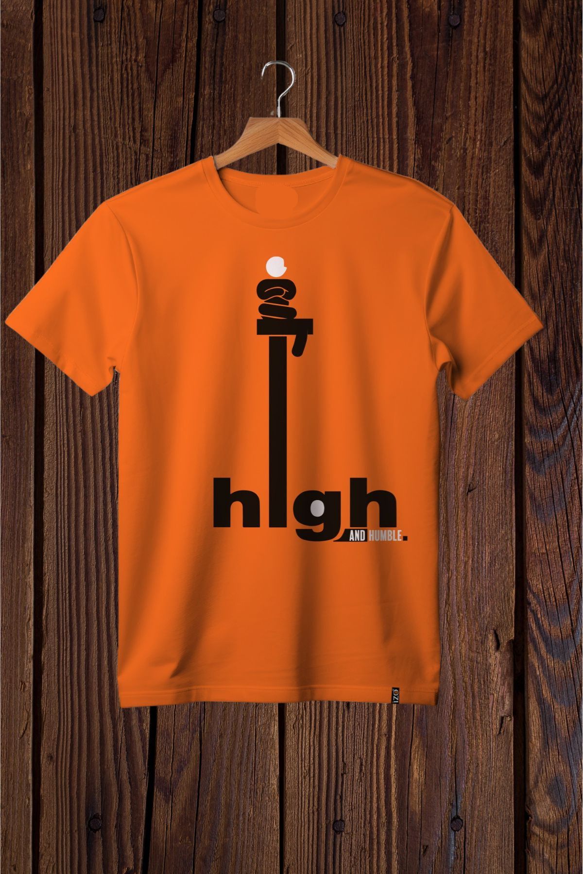 FECCY Pamuklu High Turuncu Oversize T-shirt