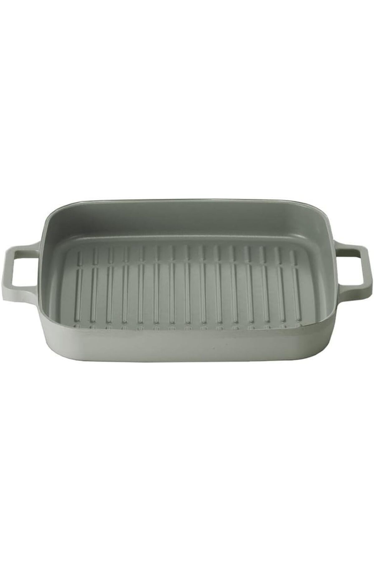 NcK Neoflam Fika Dikdörtgen Aluminyum Grill Tava 28Cm Gri D-Neog128G