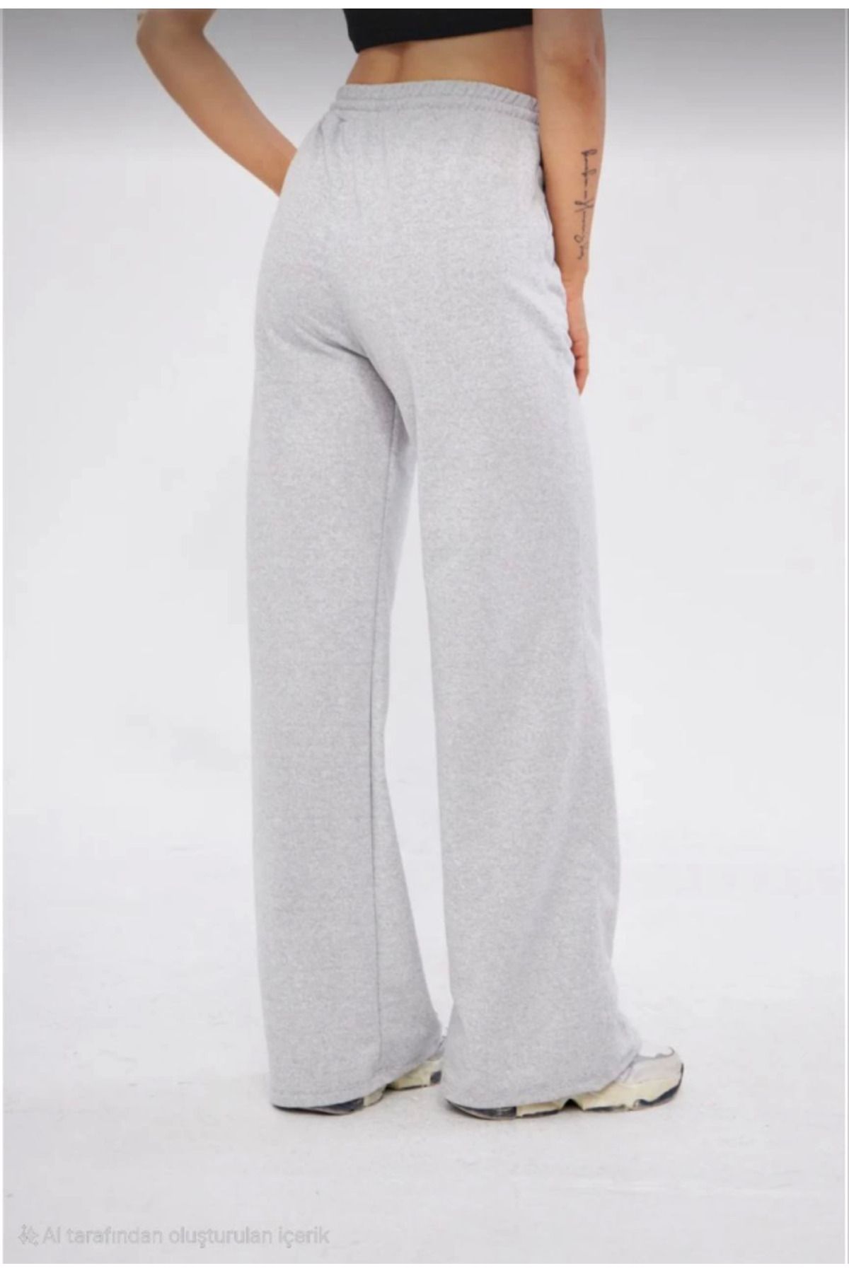 meisa İki Iplik Bol Paça Eşofman Pantalon - Gri